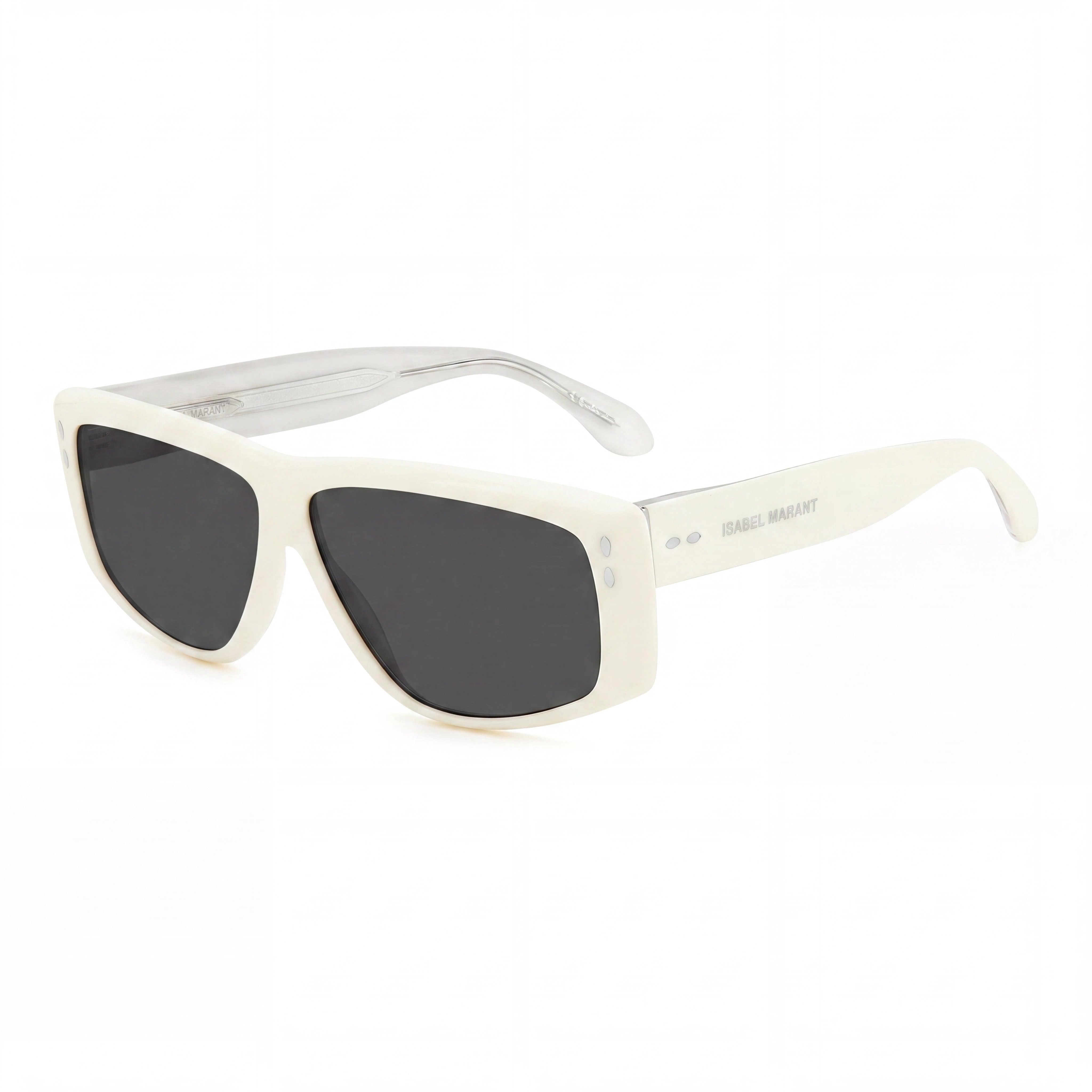 Isabel Marant Modern Women's Ivory Acetate UV Protected Non-Polarized Sunglasses 61mm, Photo 1