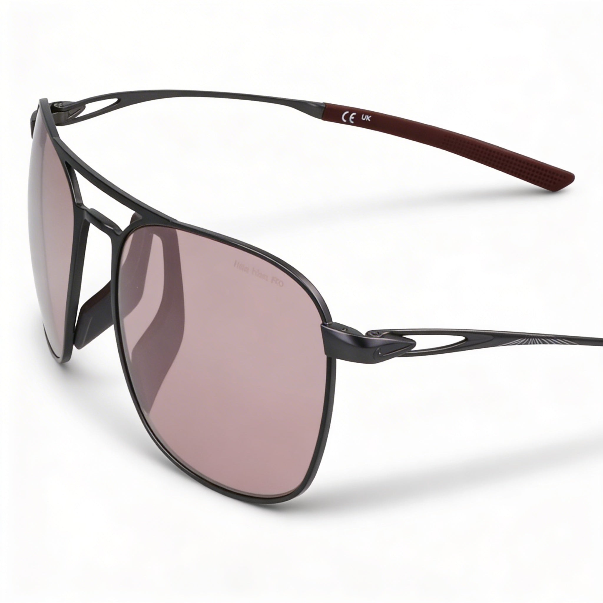 Nike Ace Driver E Ev24009 Unisex Titanium UV Protection Satin Gunmetal Course Tint Navigator Sunglasses 56mm, Photo 3