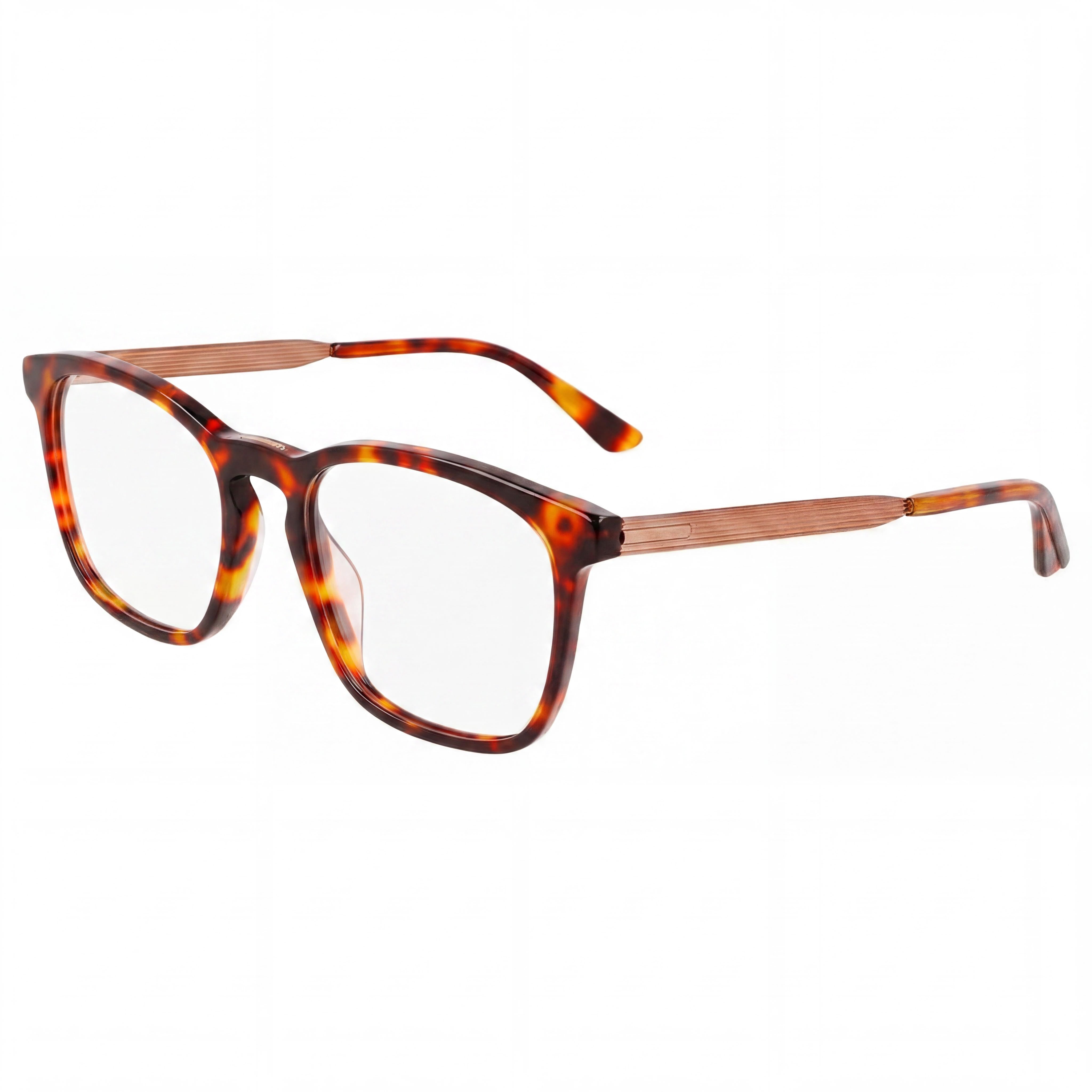 Calvin Klein Ck22503 Men's Metal Frame Burgundy Havana Eyewear with Lenses 53-19-145, Photo 1