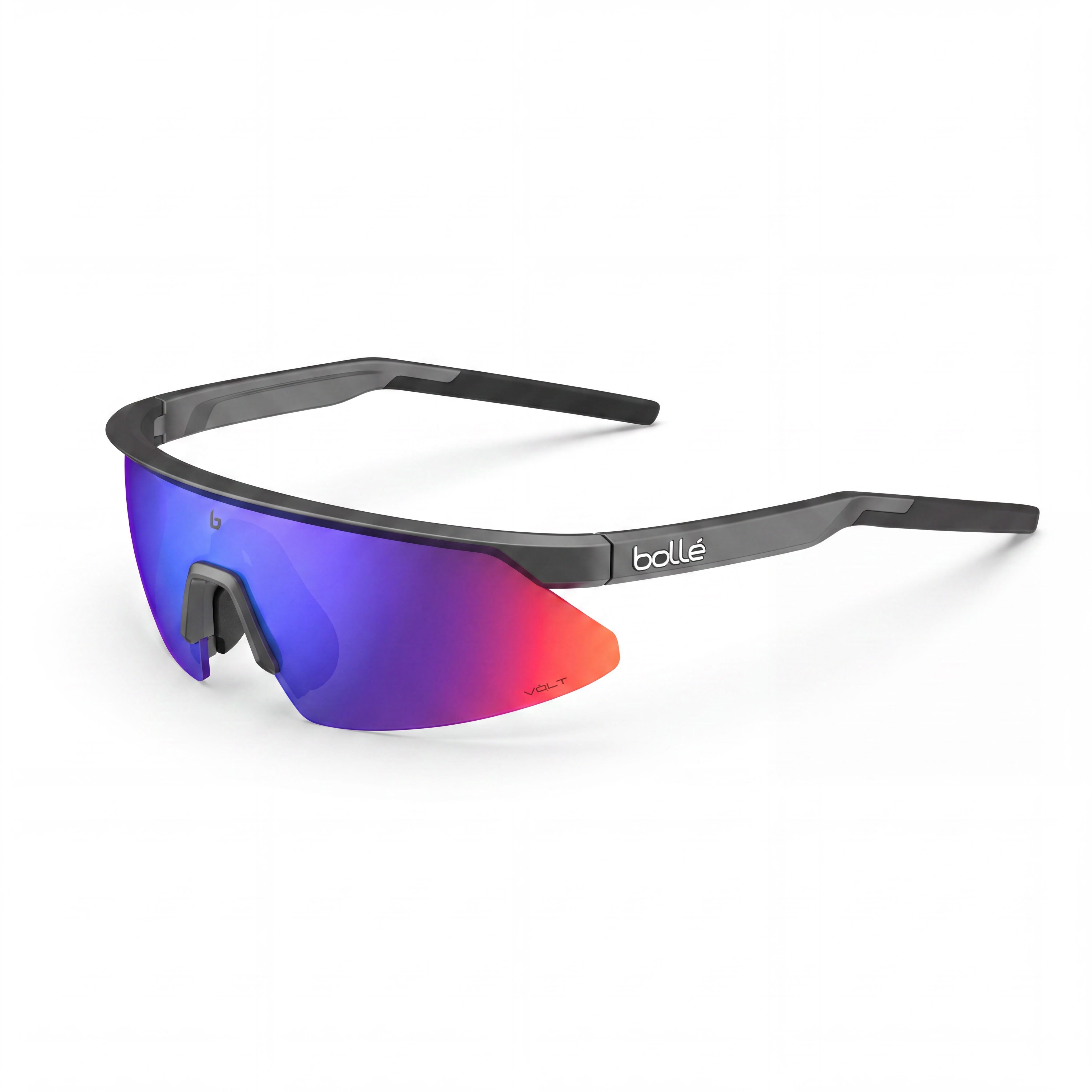 bollé Unisex-adult Multicoloured Acrylic Frame Sunglasses with Multi Glass Non-Polarized Lenses, Size 1, Photo 1
