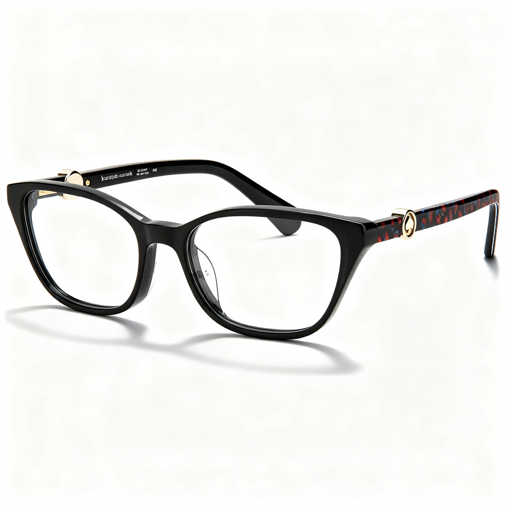 kate spade new york Emmalee Women's Modern Acetate Frame Non-Polarised Black Sunglasses 49mm, Photo 1
