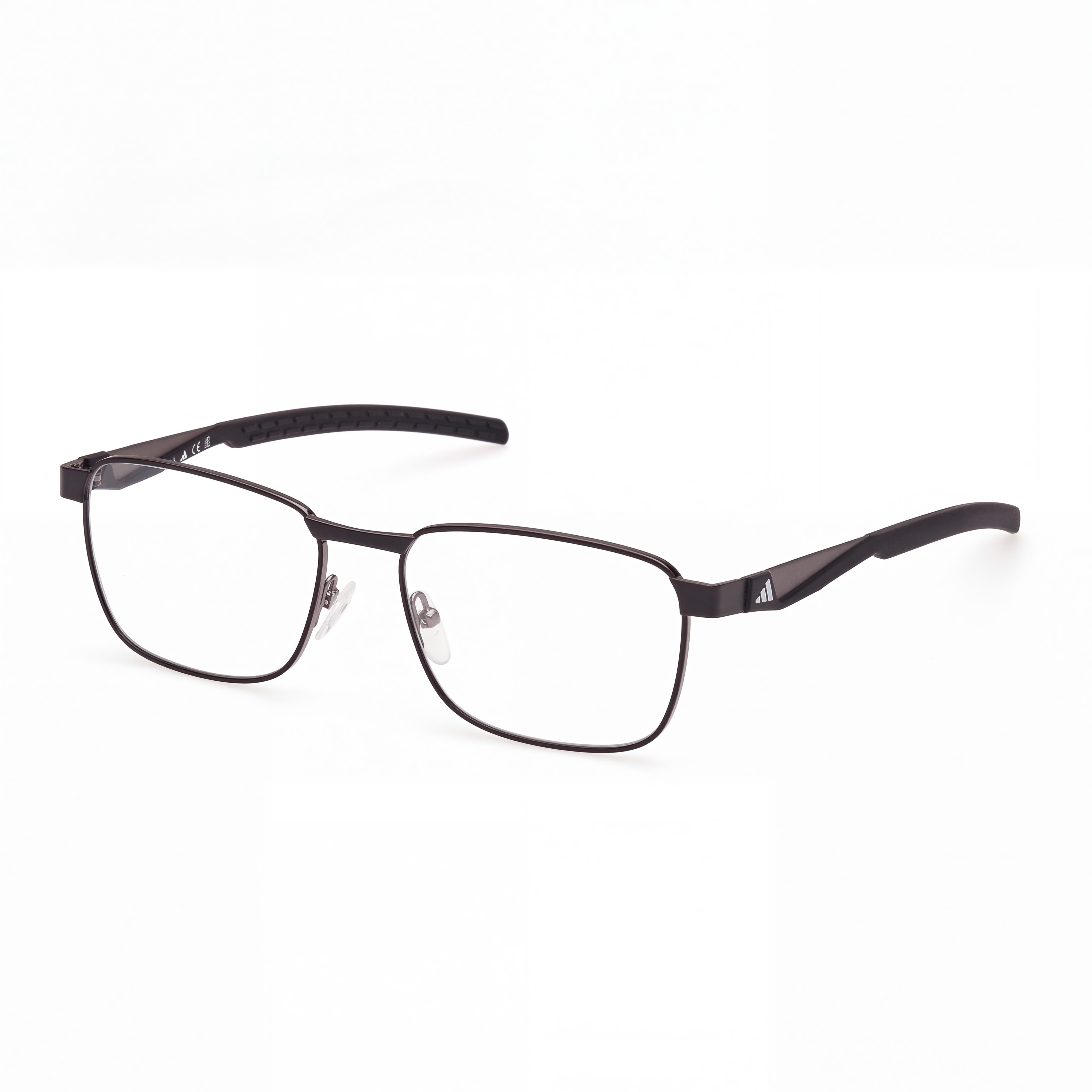 adidas Sport SP5098 Men's Casual Matte Black Metal Frame Transparent Non Polarized Eyeglasses 53-16-140, Photo 1