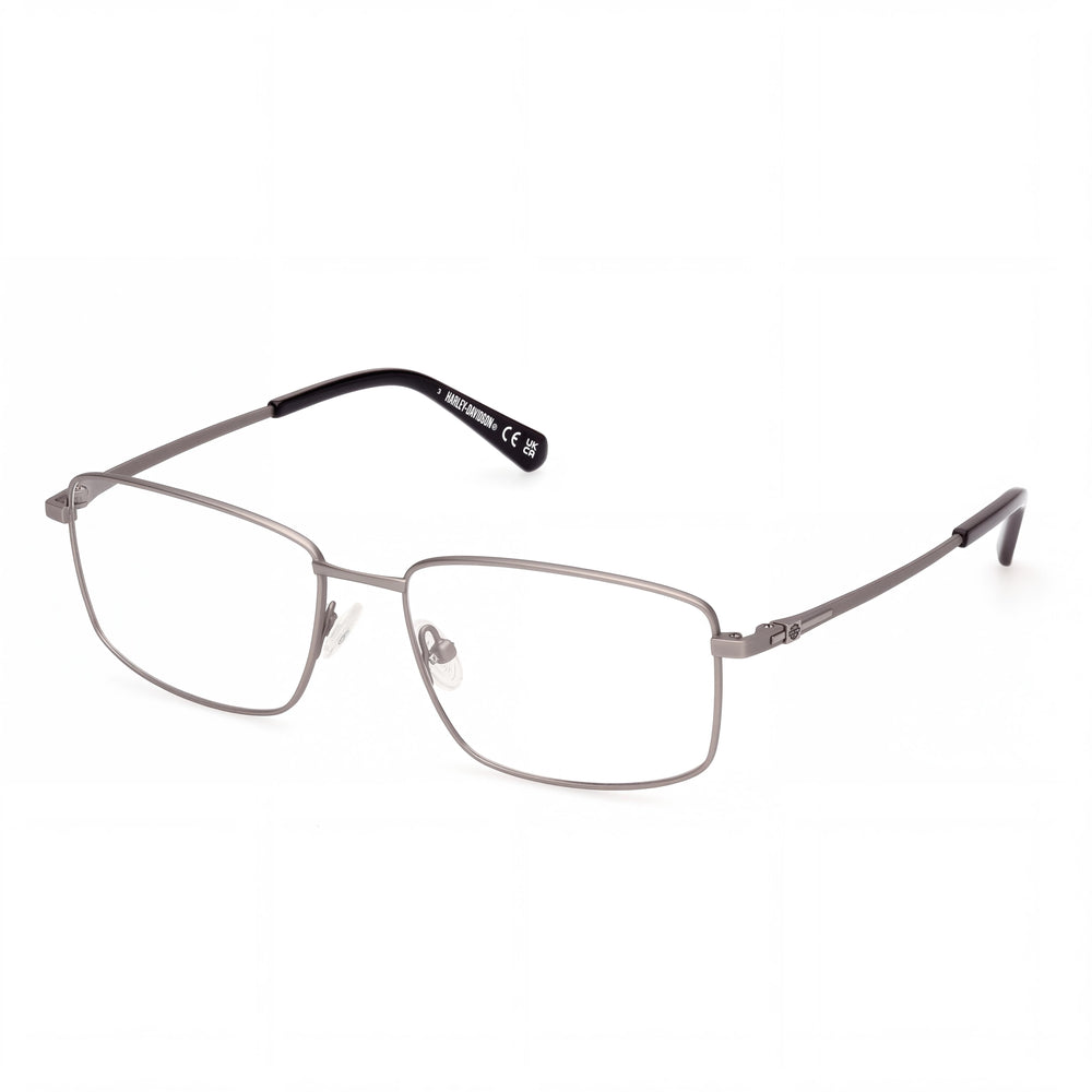 Gafas graduadas para hombre Harley-Davidson Hd50027, montura en rutenio claro mate, lentes compuestas multicolor 2-17-145