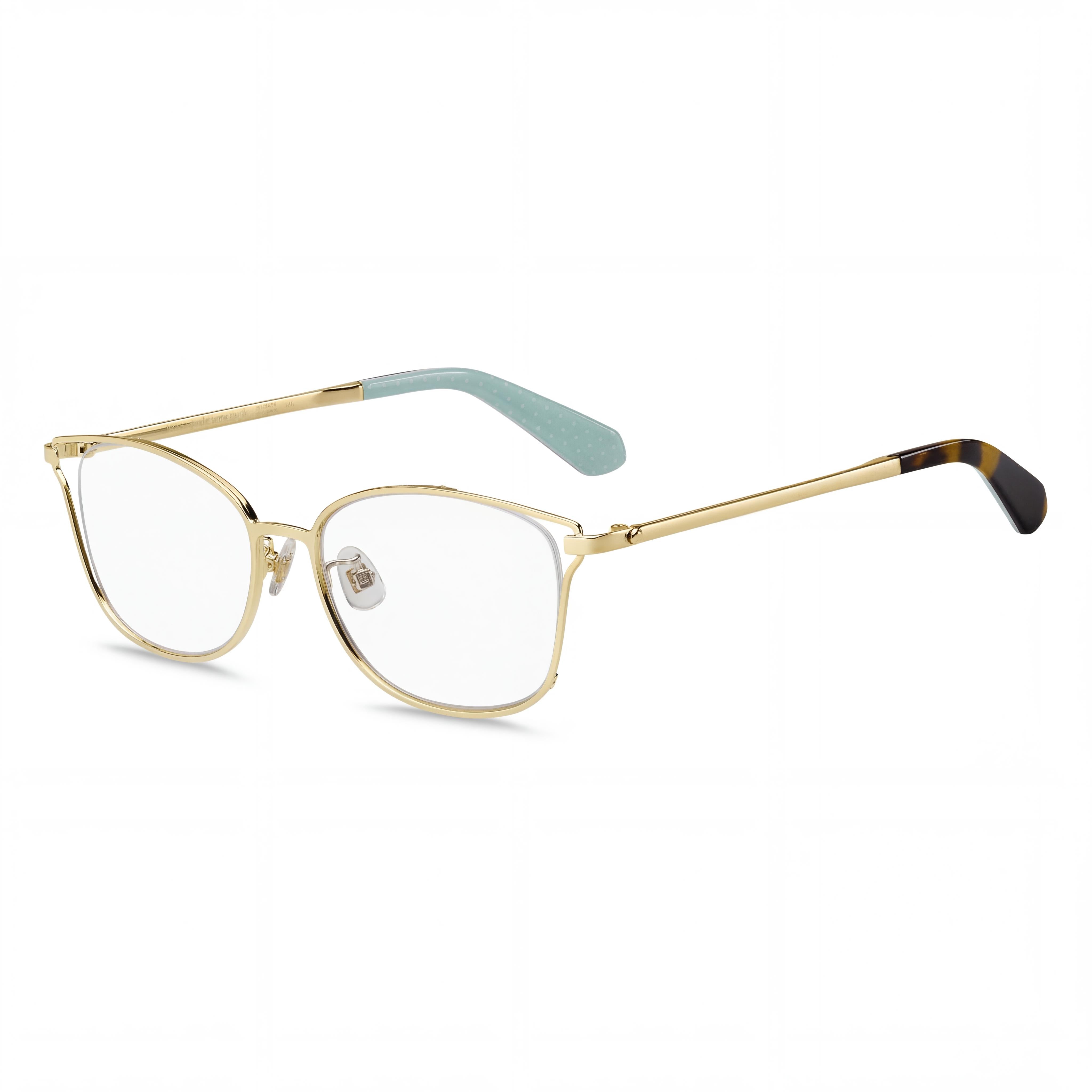 kate spade new york Classic Cat-Eye Women's Dark Havana Stainless Steel Optical Eyeglasses 52mm, Photo 1
