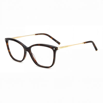 Carolina Herrera Her 0154 Women's Havana Frame Eyewear with Plastic Frame Material and Polycarbonate Lens Material 56mm