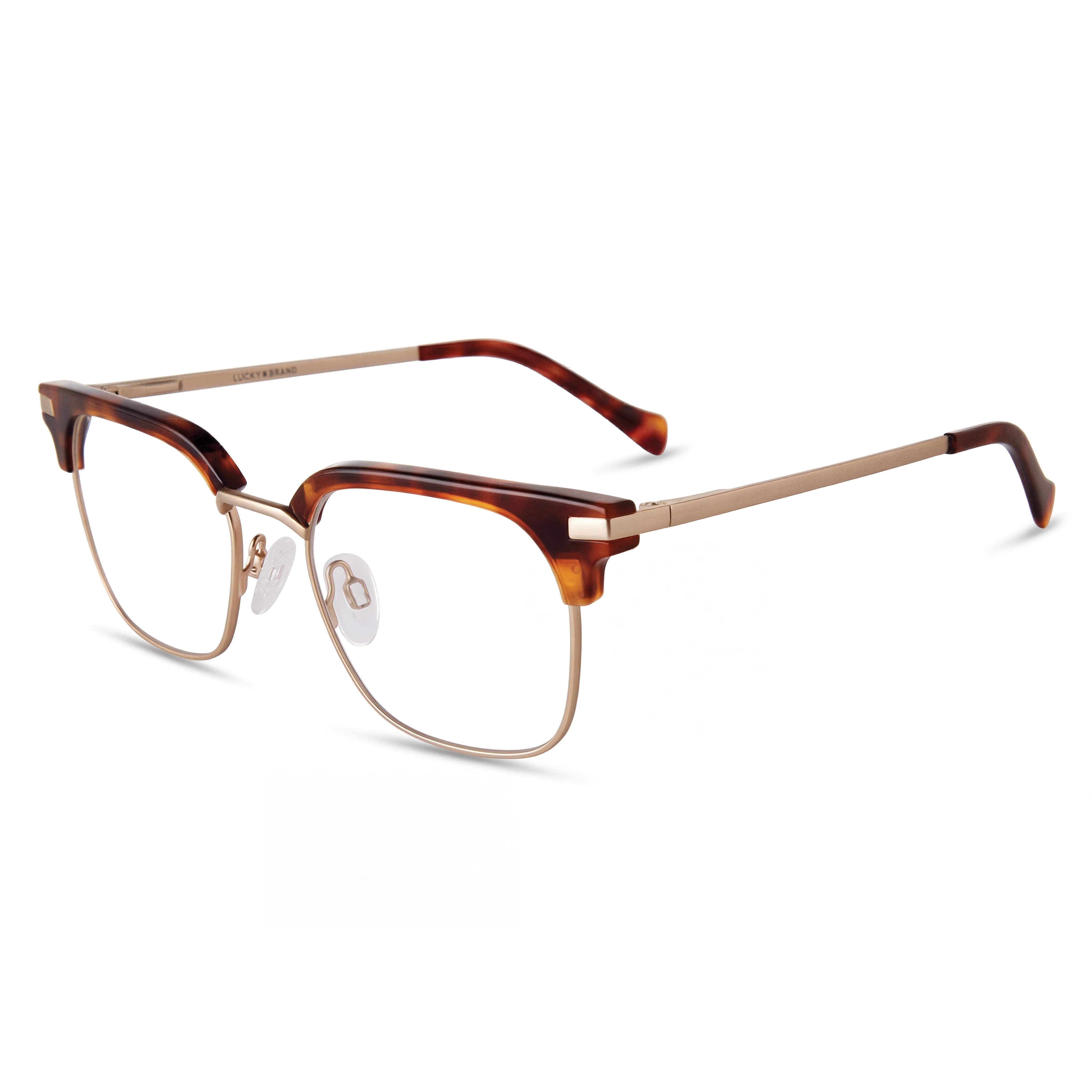 Gafas Lucky Brand Vlbd322 para hombre, montura de plástico dorado, lentes de acetato, protección UV, no polarizadas, 51 mm, Photo 1