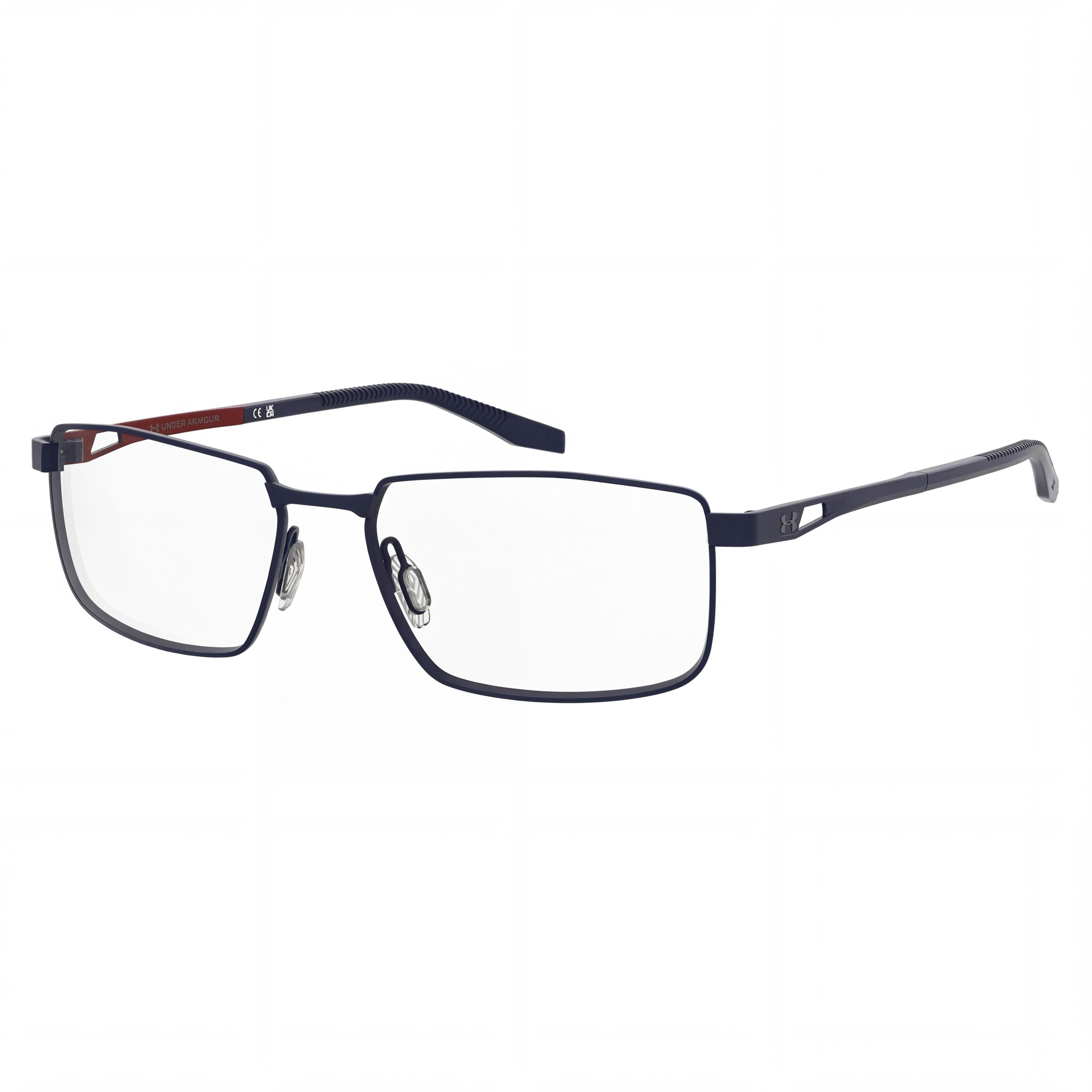 Under Armour Women's Casual Lox Matt Blue Orange Titanium Frame Sunglasses 57/16/150, Photo 1