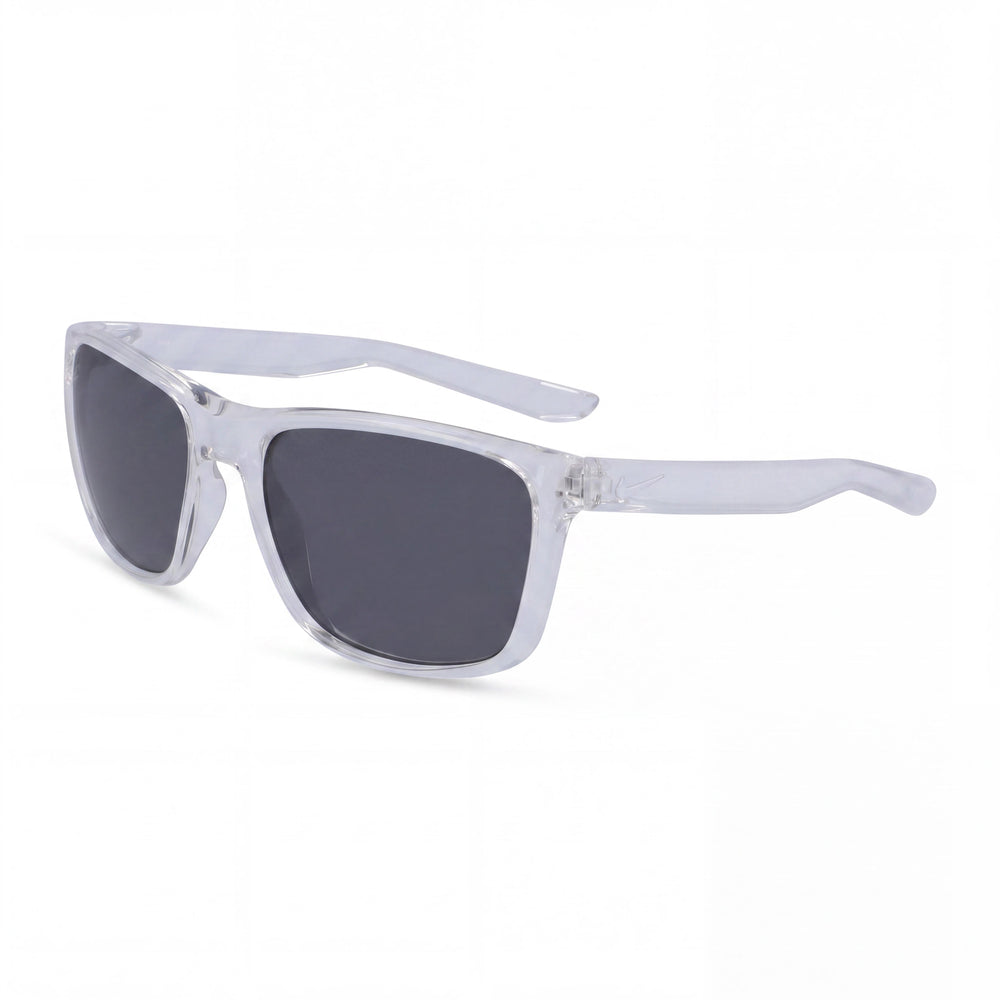 Gafas de sol Nike Essential Endeavor Nn Iu4694x para hombre, armazón de plástico cristalino gris oscuro, lentes gris oscuro, protección UV, 57-19-145