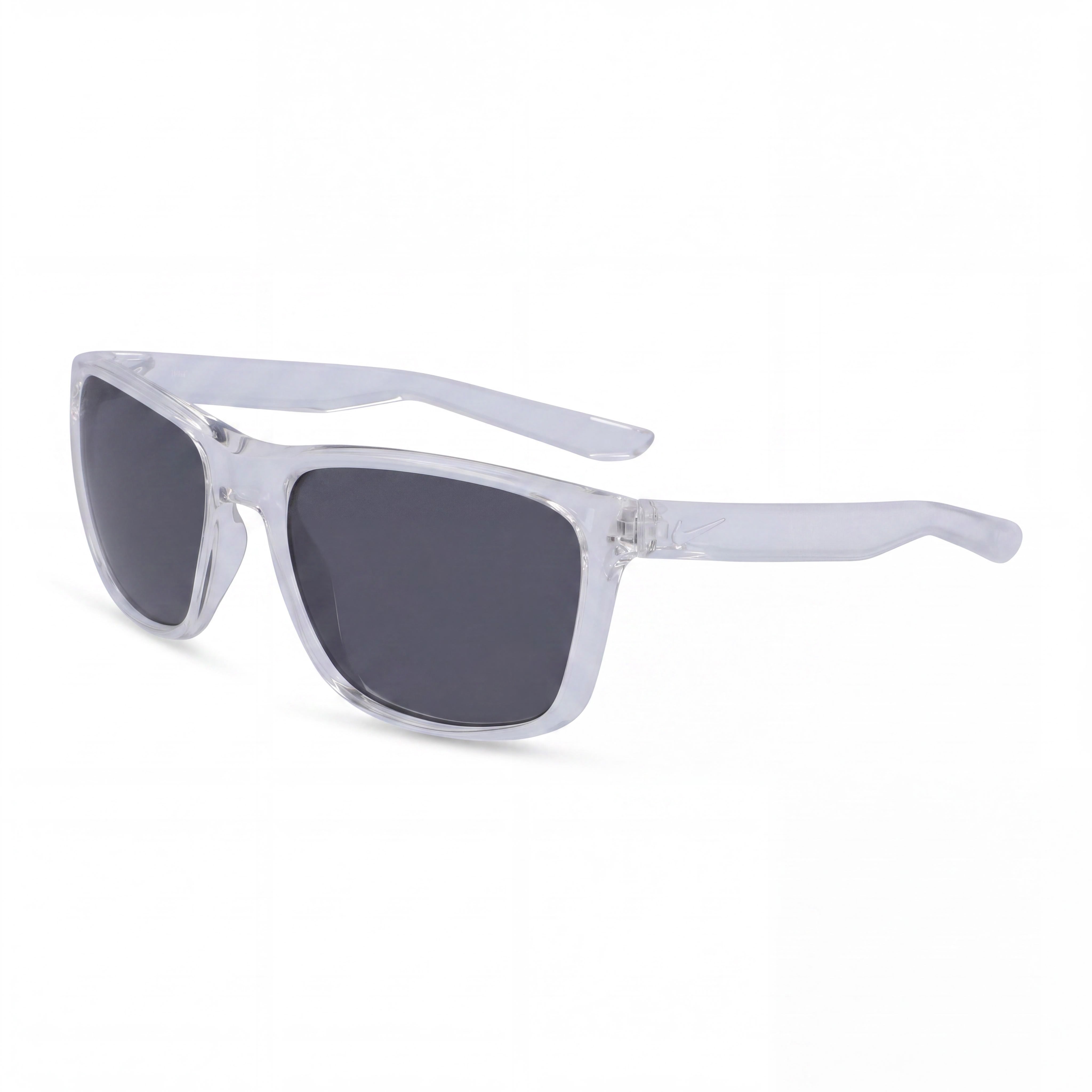 Nike Essential Endeavor Nn Iu4694x Men's Crystal Clear Dark Grey Plastic Frame Dark Grey Lens UV 57-19-145 Sunglasses, Photo 1