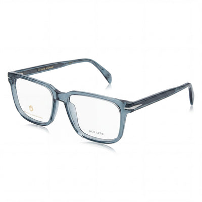 David Beckham Db 1022 Men's Blue Plastic Frame Polycarbonate Lens Sunglasses with 52mm Lens Width