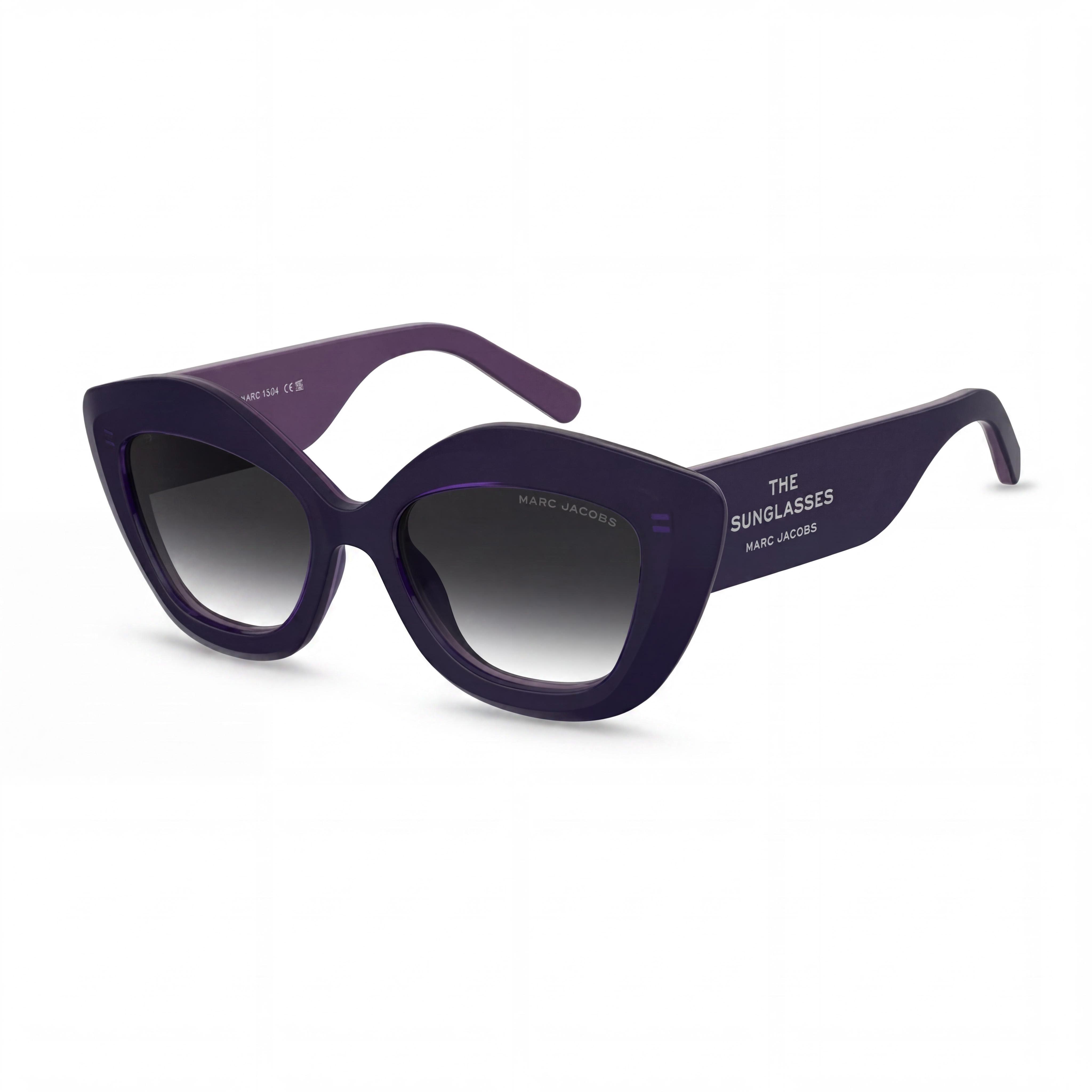 Marc Jacobs Classic Gafas de sol para mujer violeta lila no polarizadas 52mm, Photo 1