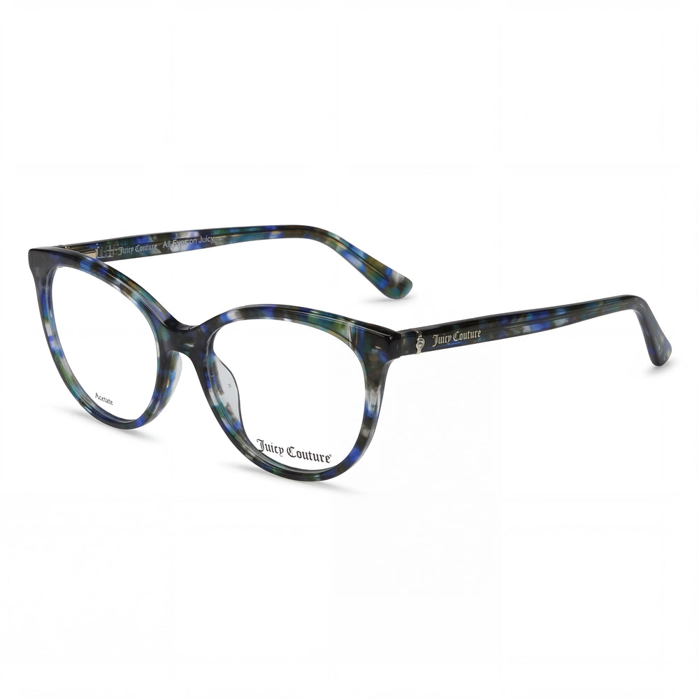 Gafas Juicy Couture de la Colección Moderna para Mujer con Montura de Acetato Habana Azul y 52 mm de Ancho de Lente