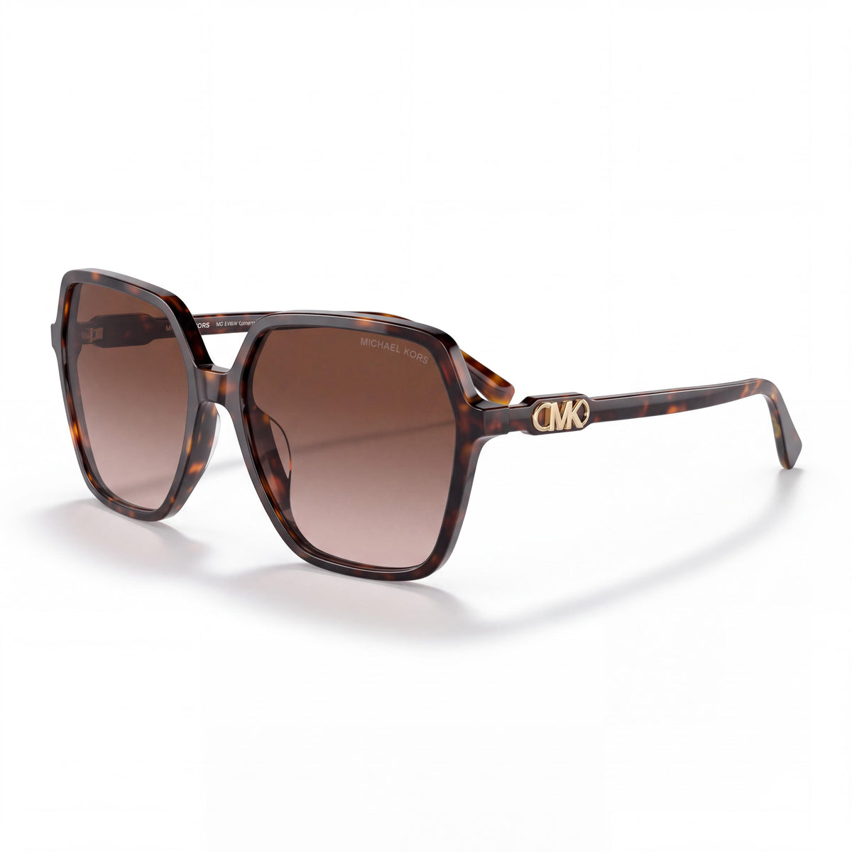 Michael Kors Mk2196u Women's Square Dark Tortoise Sunglasses with Brown Gradient Lenses 100% UV Protection Non-Polarized 58mm, Photo 1