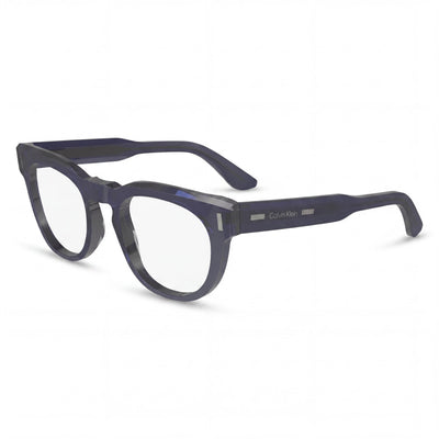 Gafas de sol Calvin Klein Ck23542 con montura de acetato azul y lentes de policarbonato azules para hombres y mujeres, 49 mm