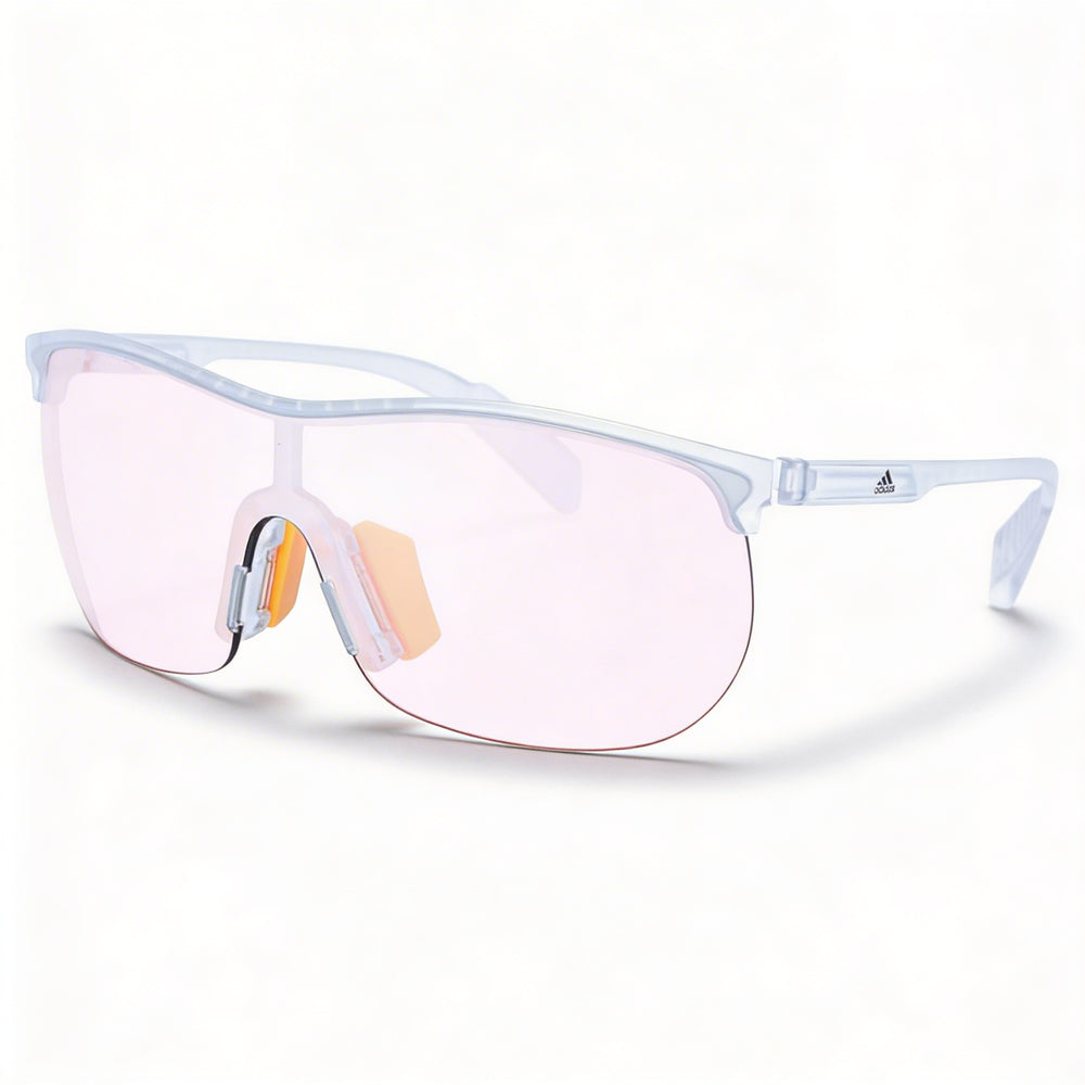 Adidas Contemporary Unisex Titanium Crystal Mirror Orange to Blue Photocromatic UV400 Eyewear 130mm