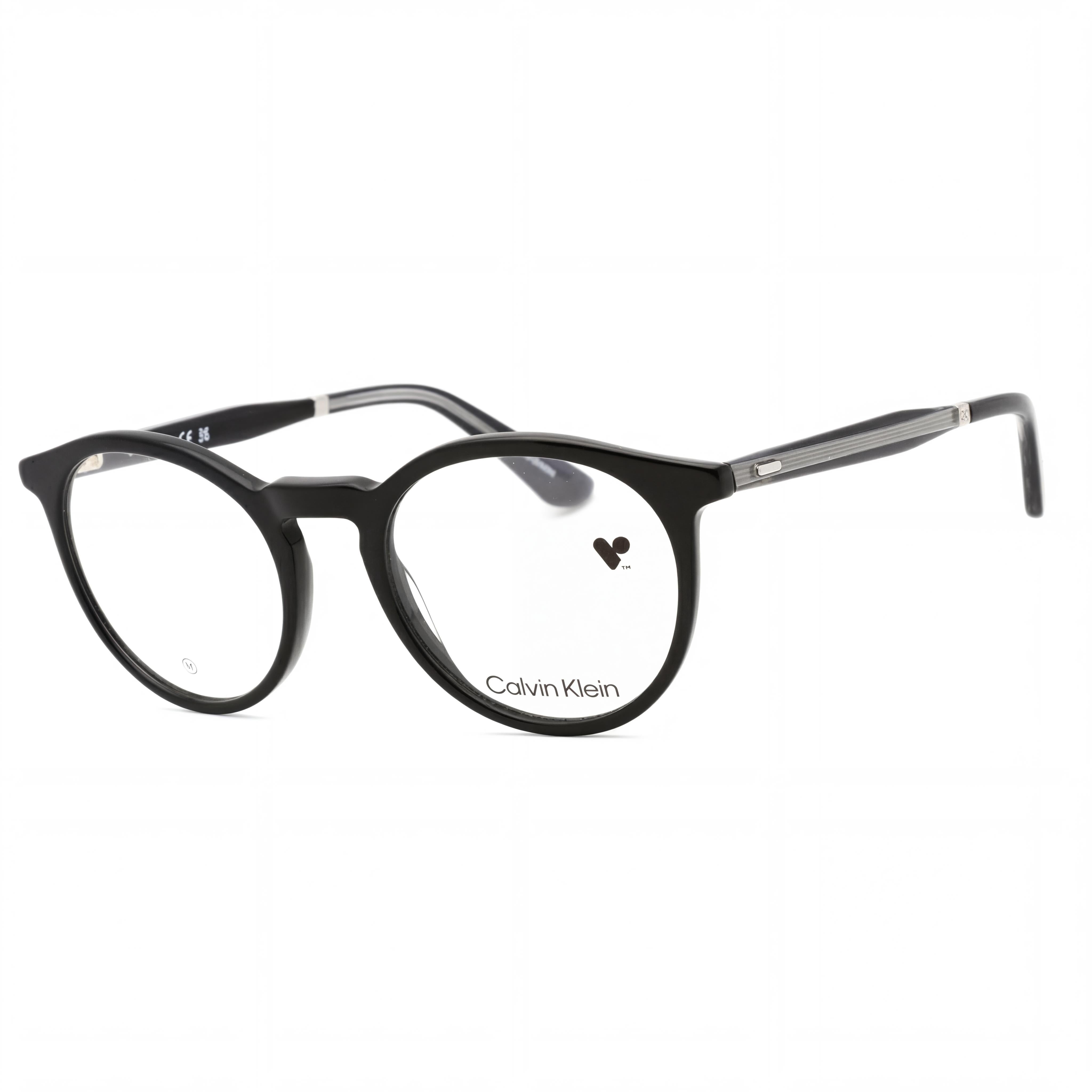 Gafas unisex Calvin Klein CK23515 con montura de plástico negra y lentes de policarbonato negras, ancho de lente de 50 mm, Photo 1