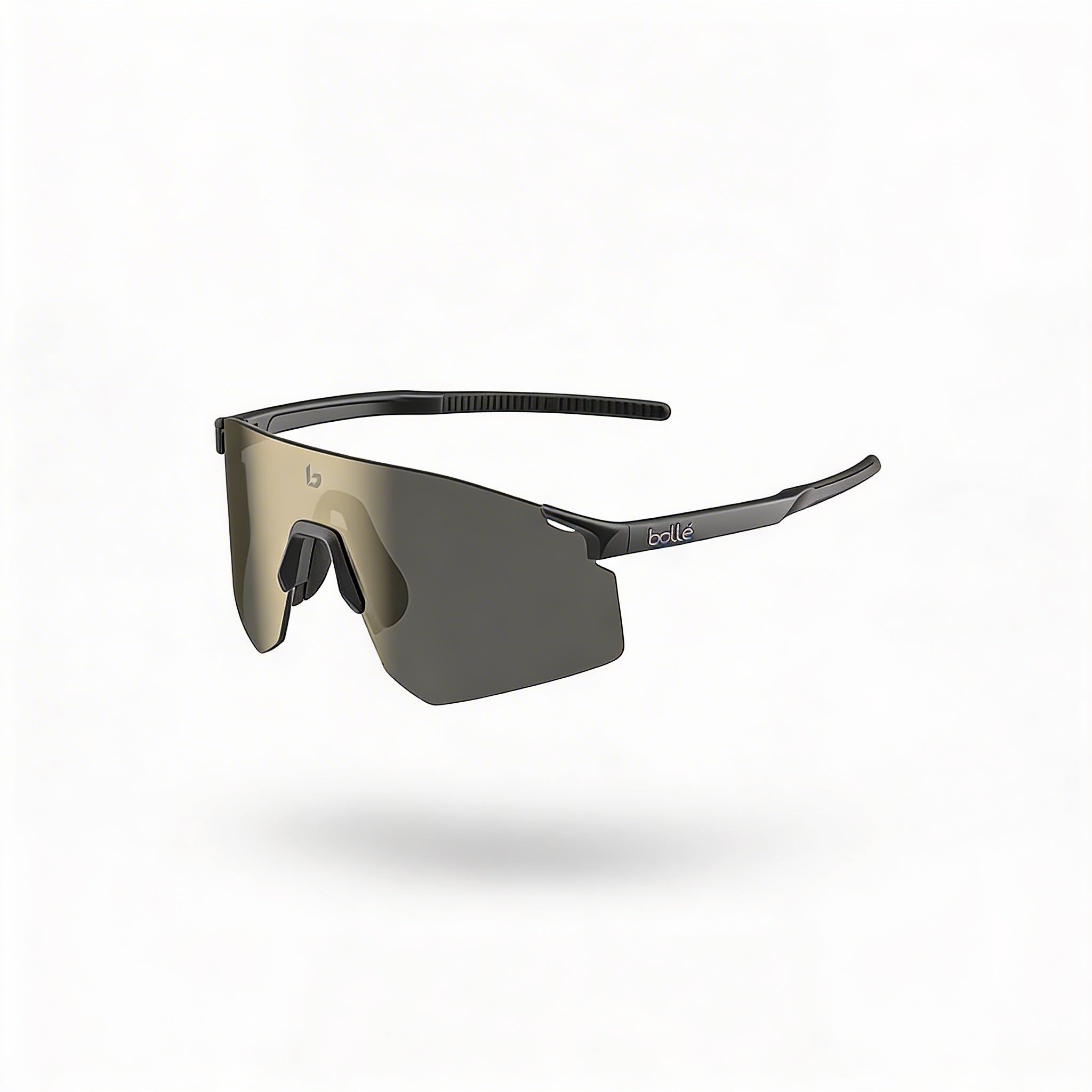 bollé Gafas de Sol de Ciclismo Unisexo para Adultos, sin Polarizar, Doradas, Negras Mate, Marco de Plástico y Nylon, Lentes de Policarbonato, 60 mm, Photo 1