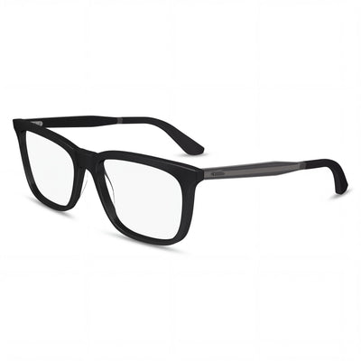 Gafas de sol Calvin Klein Modern para mujer con montura de acetato negra, lentes de policarbonato negras, ancho de lente de 55 mm