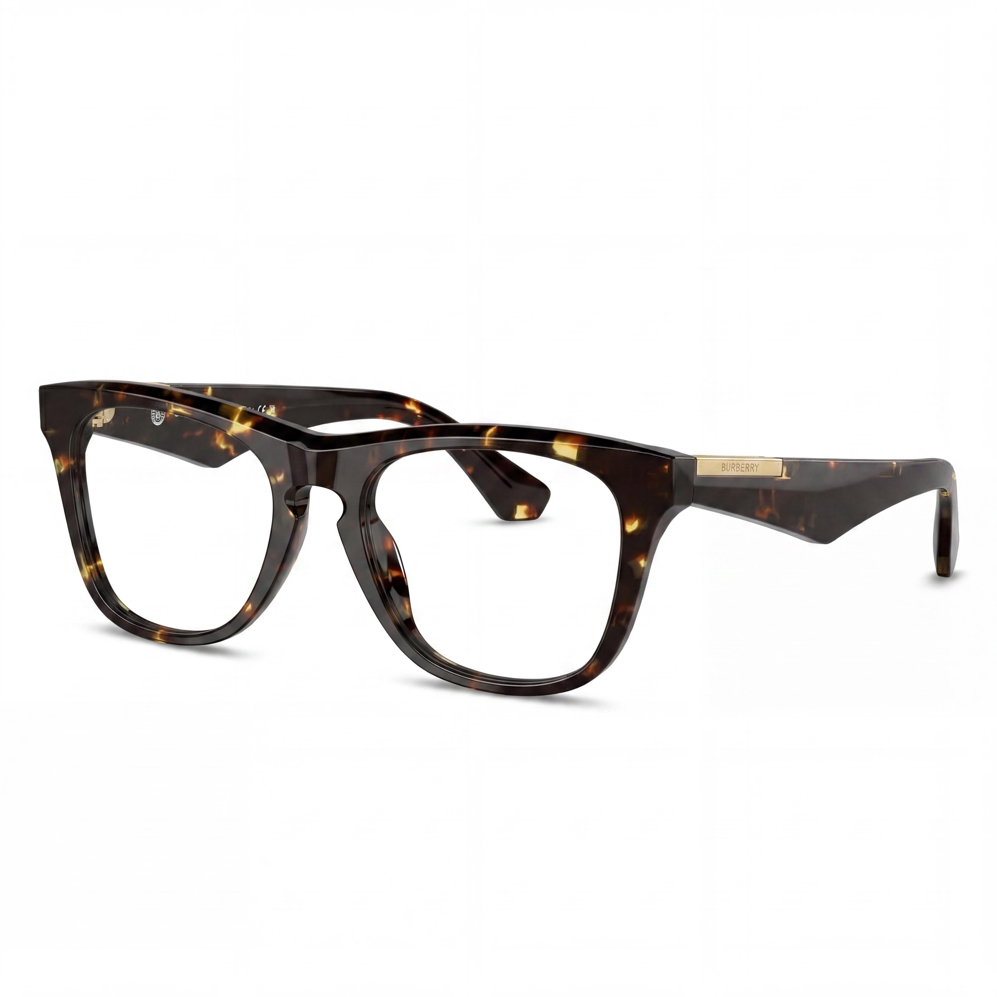 Monturas ópticas para hombre BURBERRY en color Havana Oscuro listas para graduar, Photo 1
