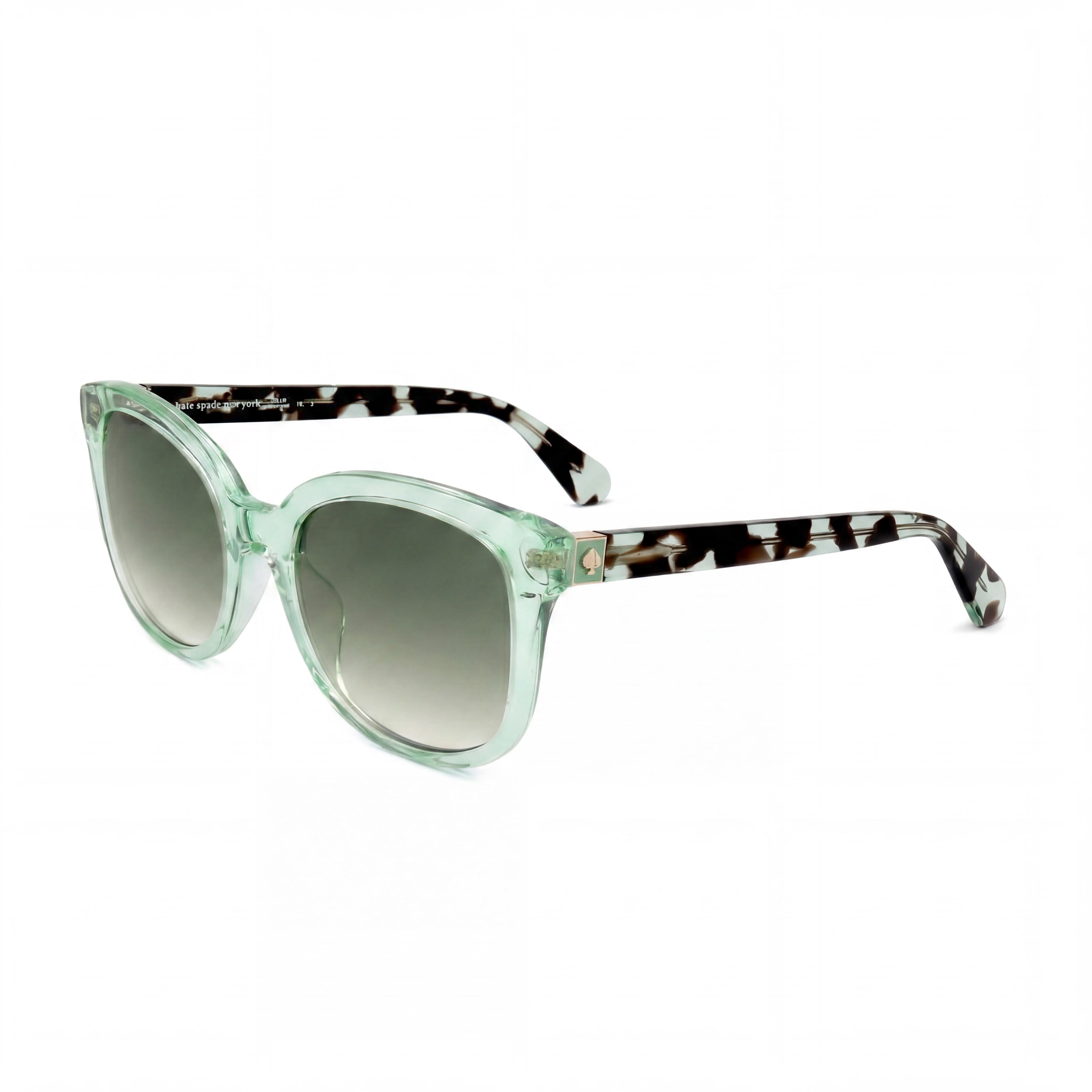 Gafas de sol Kate Spade New York Gwenith/S para mujer, color verde azulado, con montura de plástico y lentes marrones, protección UV, 53 mm, Photo 1