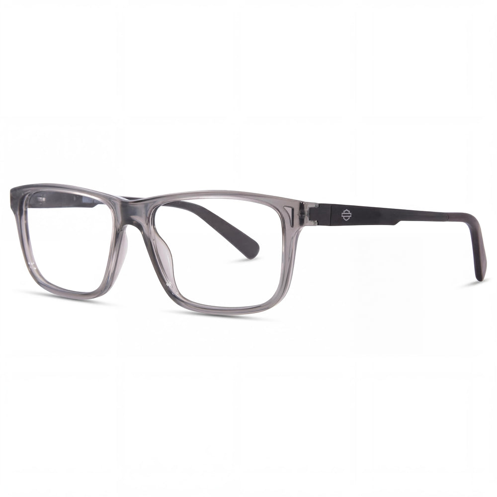 Harley-Davidson Hd0145t Unisex Full Rim Square Injected Plastic Eyeglasses Grey 50-14-130