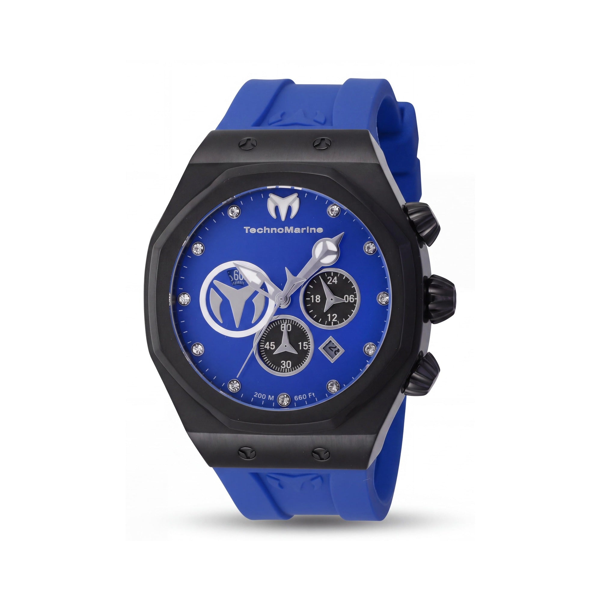 Technomarine Reef TM-523001 Men's Quartz Stop Watch, Stainless Steel, Blue Dial, 45mm, Photo 1