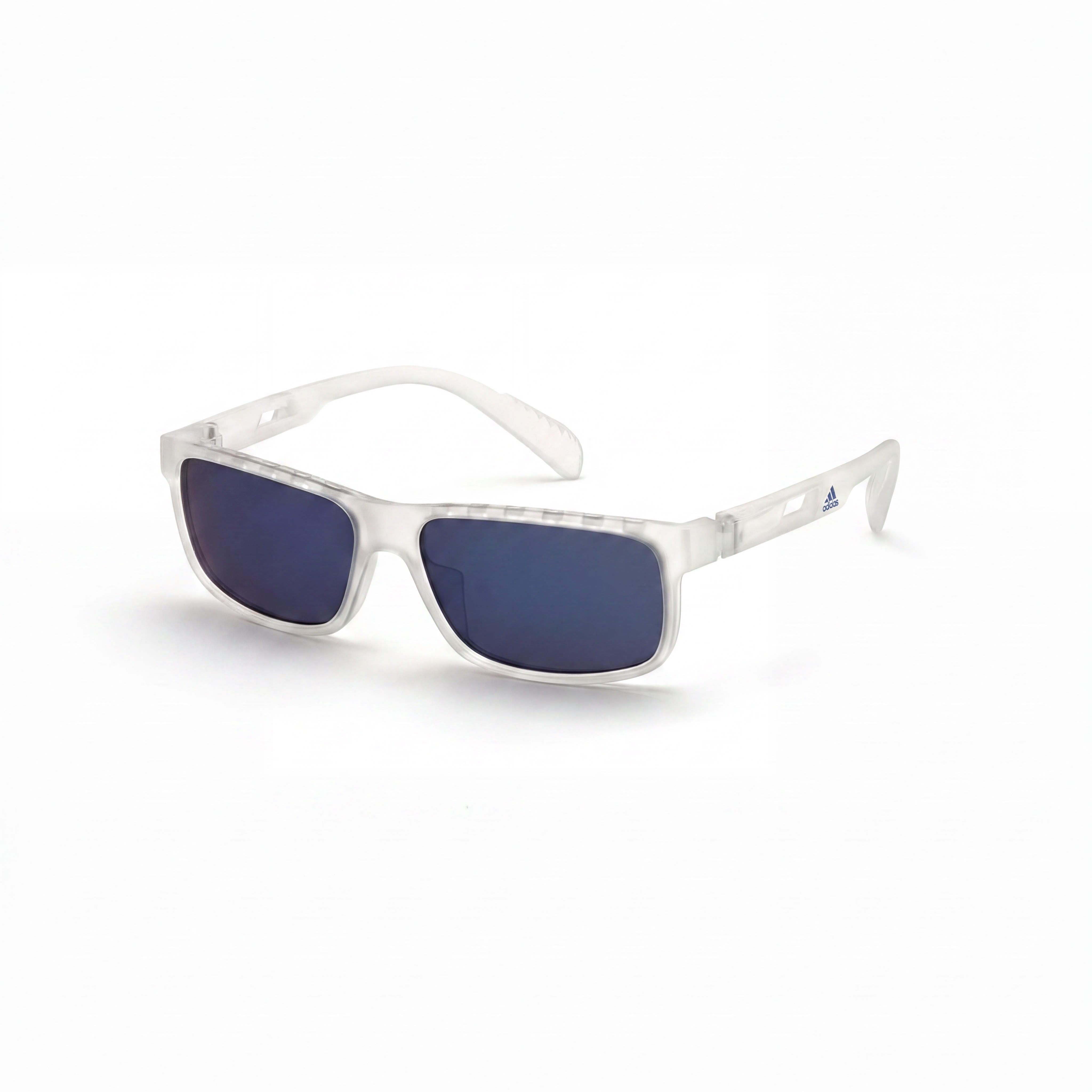 adidas Classic Men's Mirror Blue Plastic Frame Polycarbonate Lens UV Protection 52mm, Photo 1