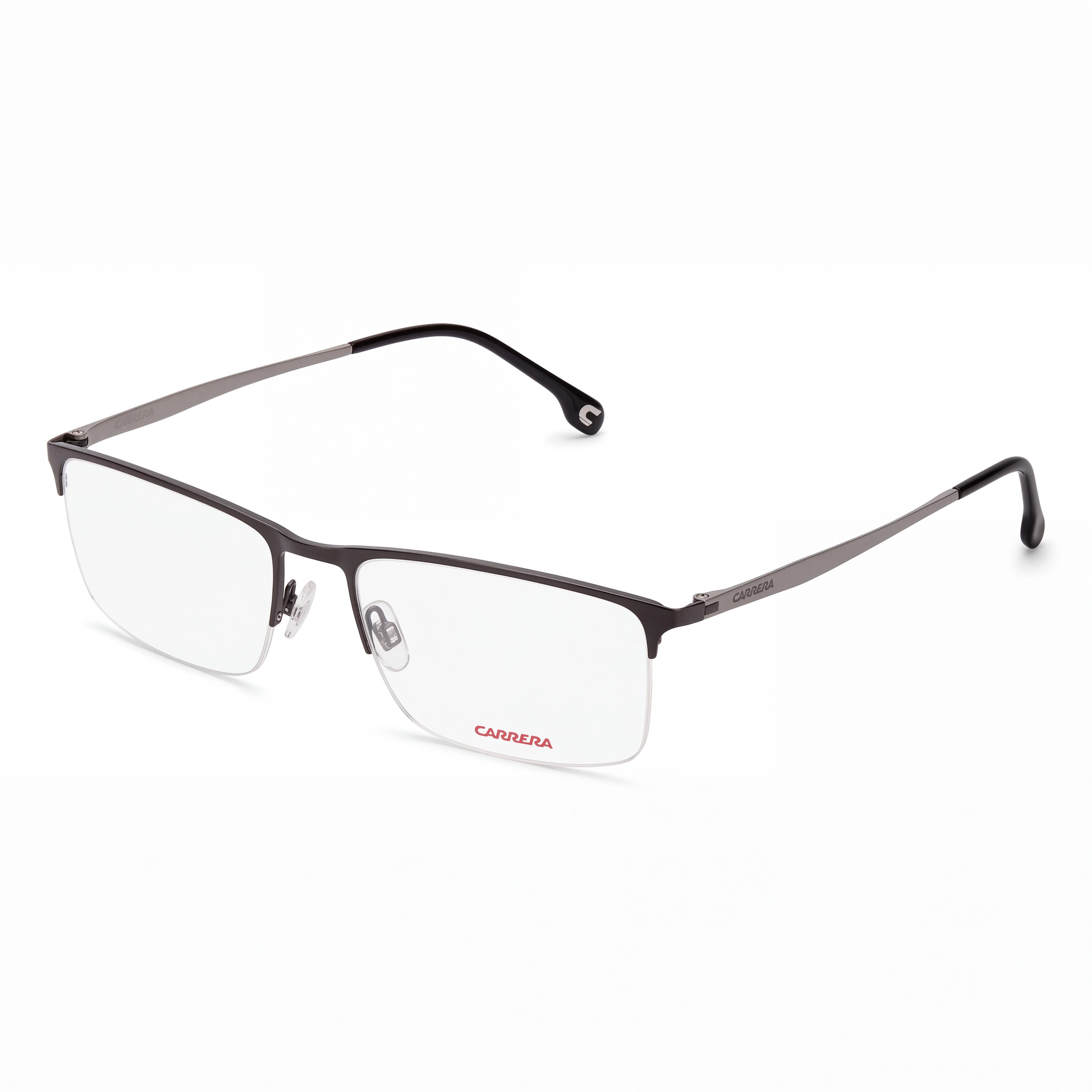 Carrera 8875 Modern Style Unisex Titanium Frame, Matt Black, UV Protection Sunglasses 55mm, Photo 1