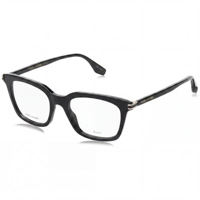 Marc Jacobs Classic Unisex Black Acetate Frame Polycarbonate Lens Full-Rim Square Eyeglasses 52-19-145mm