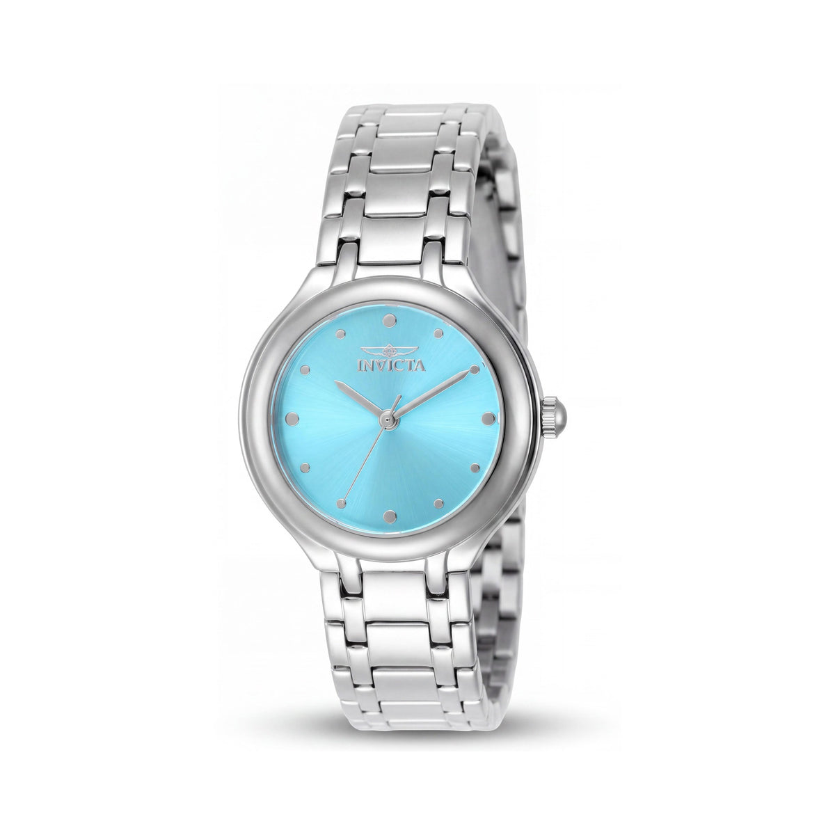 Invicta Wildflower 50608 Women's Stainless Steel Bracelet Quartz Watch with Blue Dial, 32mm Case, Photo 1