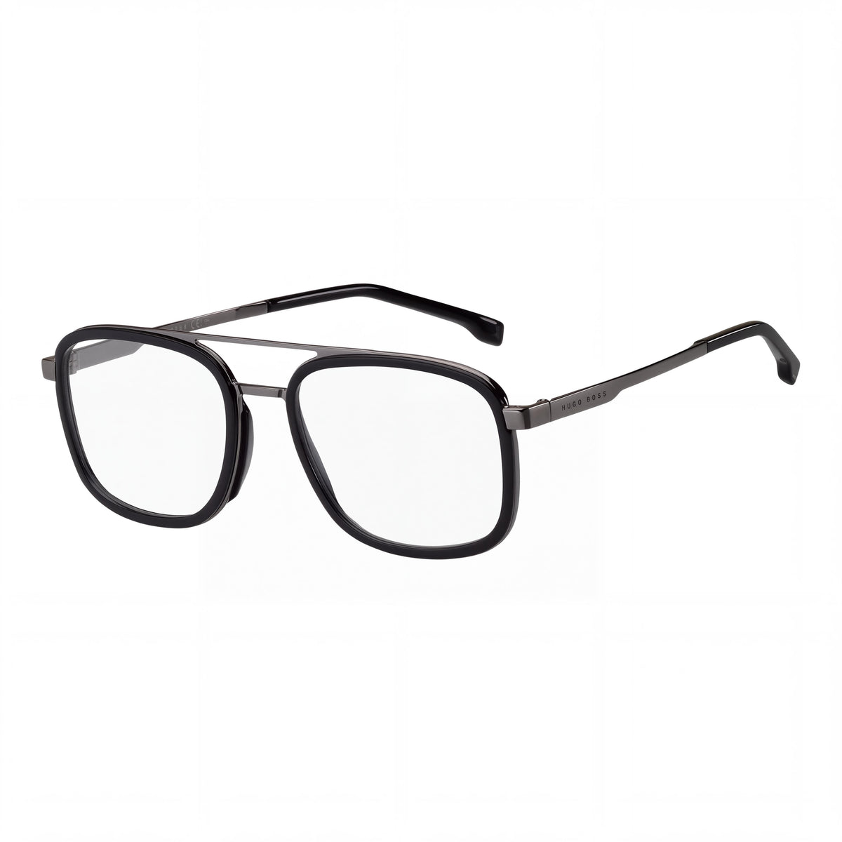Hugo Boss Boss 1255 Unisex Eyeglasses with Metal Frame in Black Dark Ruthenium, 54mm Lens Width, Photo 1