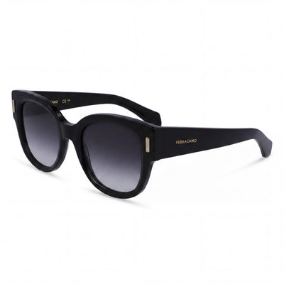 Salvatore Ferragamo SF2007S Women's Casual Black Acetate Gradient Grey UV Protection Sunglasses 51mm