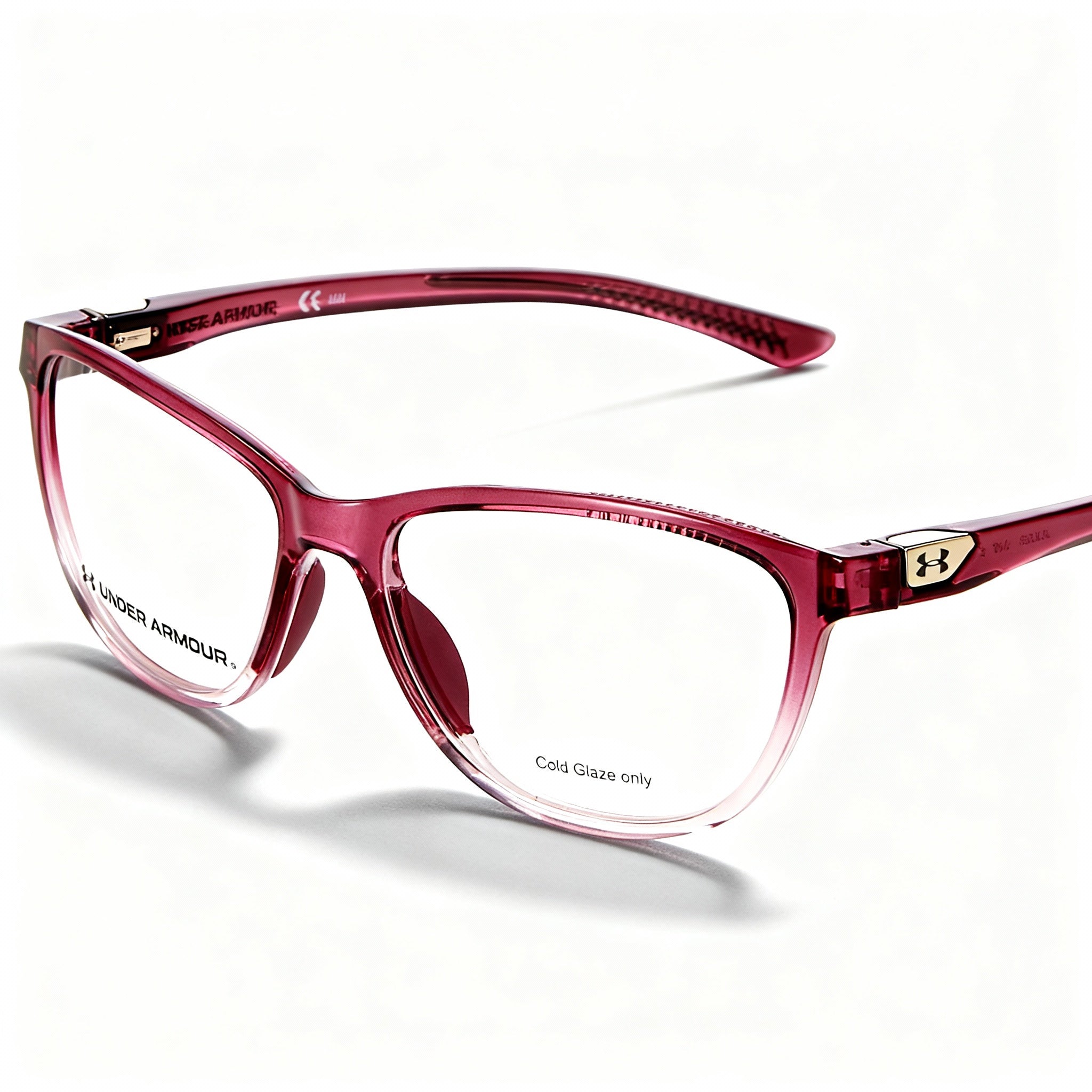 Under Armour UA 5038 Men's Polyamide Frame Polycarbonate Lens Burgundy Non Polarized Sunglasses 54mm