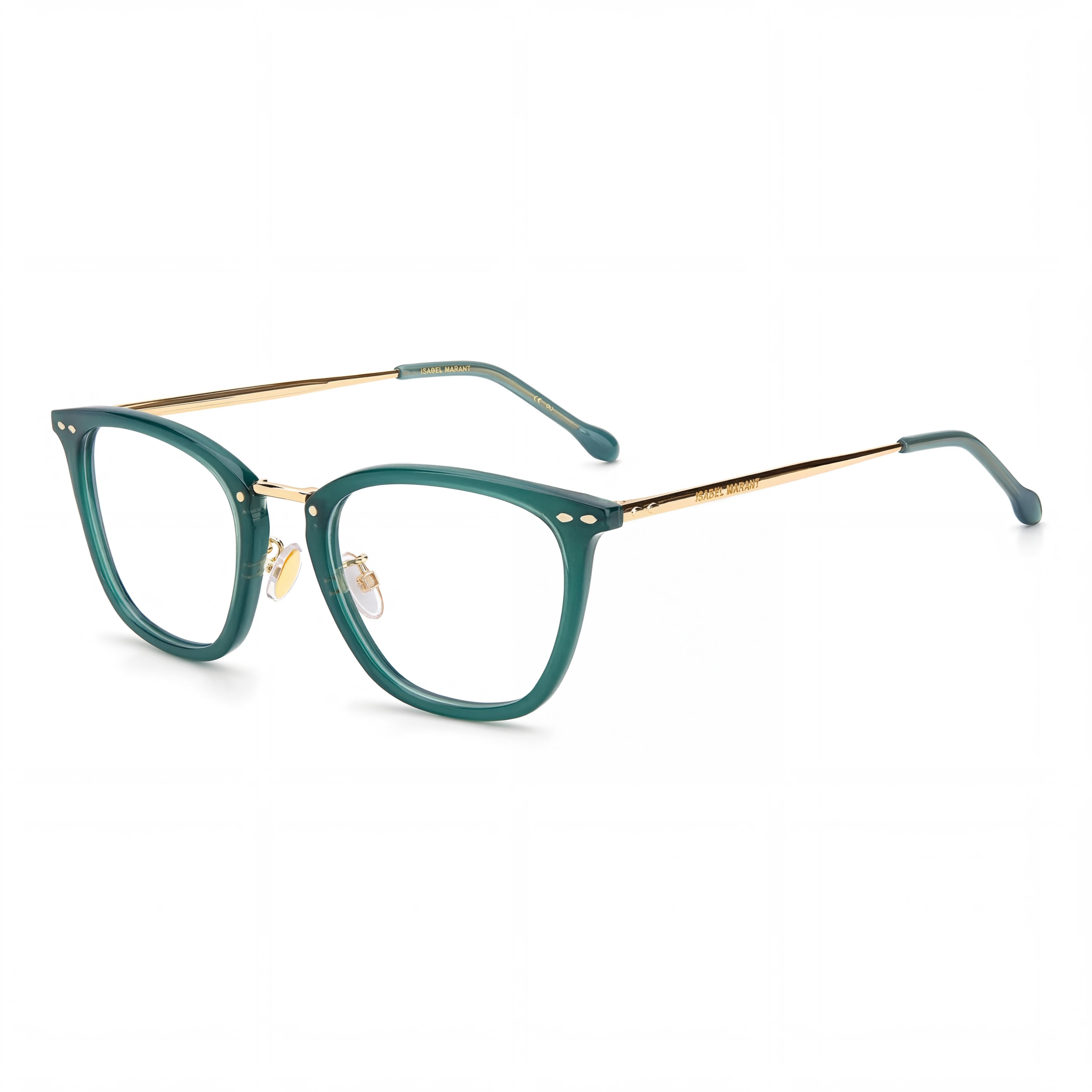 Isabel Marant Im 0045 Moderno Unisex Oro Verde Policarbonato Gafas de Sol 50mm, Photo 1