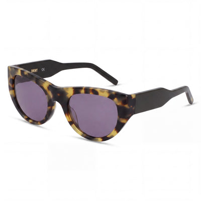 DKNY Dk550s Gafas de sol Tokyo Tortoise para mujer con montura de plástico y lentes de plástico con protección UV de 53 mm