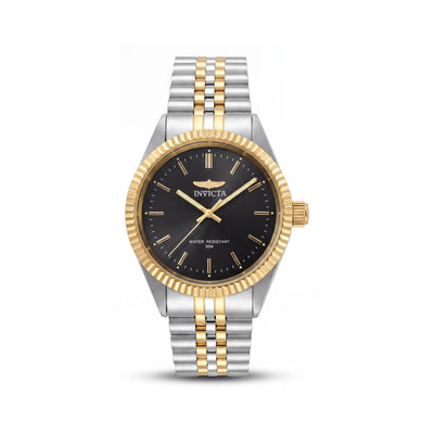 Invicta Specialty Collection 29377 Quartz Men's Two Tone Grey Dial Stainless Steel Case Watch 43mm