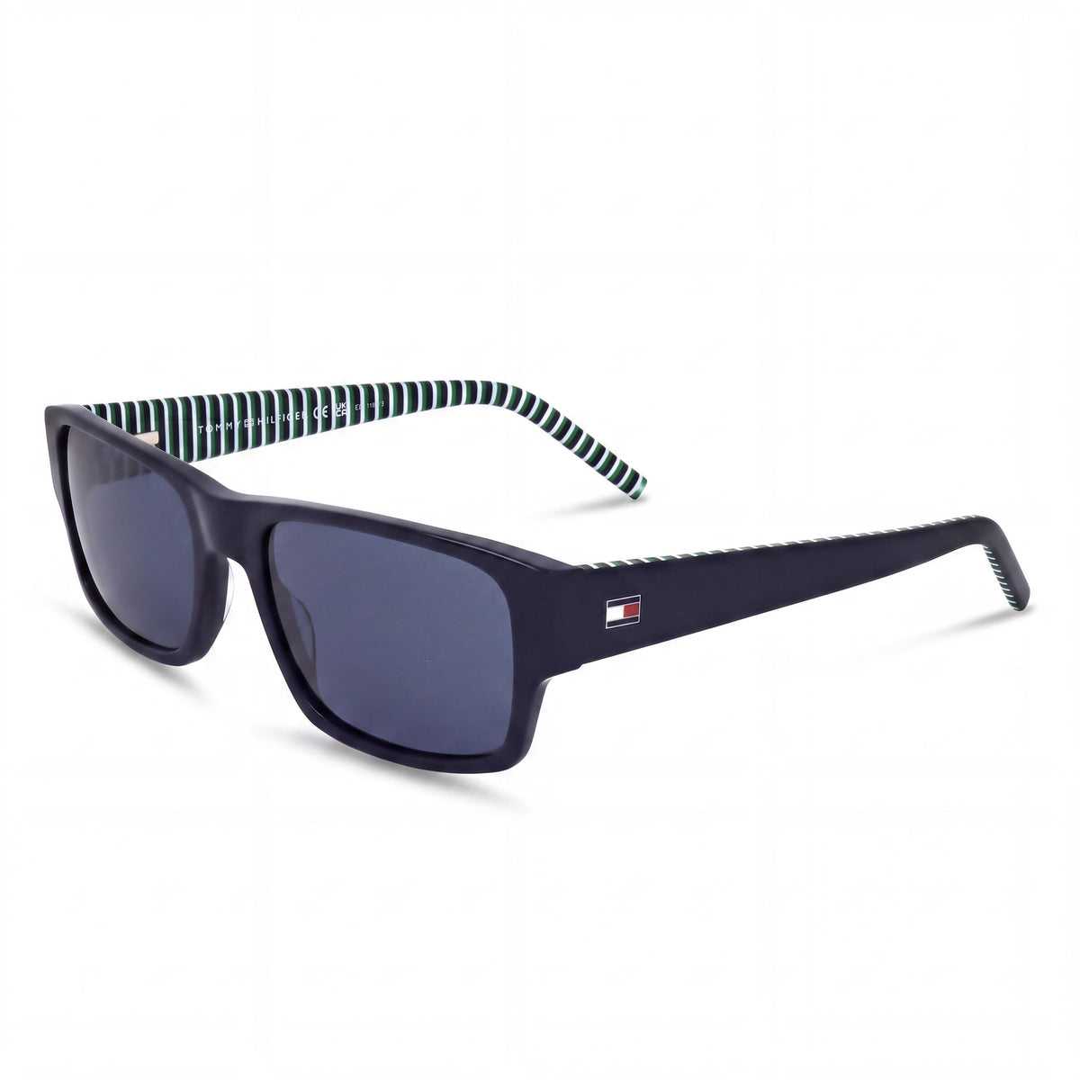 Gafas de sol Tommy Hilfiger de hombre con montura moderna de acetato azul y lentes de policarbonato azul no polarizadas 56-19-140, Photo 1