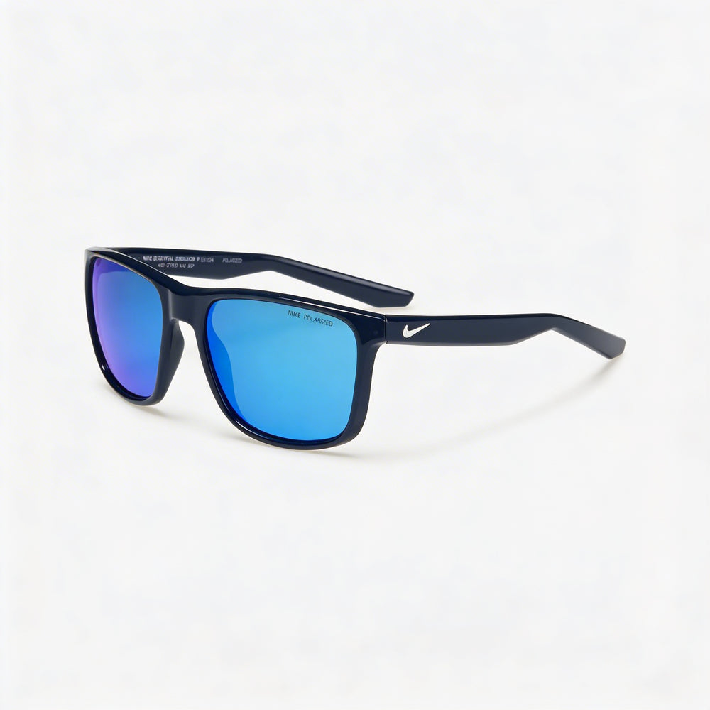 Nike Endeavor P Unisex Polarized Plastic Frame Sunglasses with 100% UV Protection in Obsidian, 60mm Lens Width