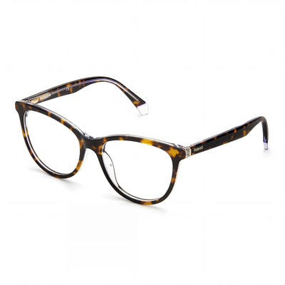 Gafas de plástico Polaroid Pld D395 Havana Crystal para hombre, 52 mm