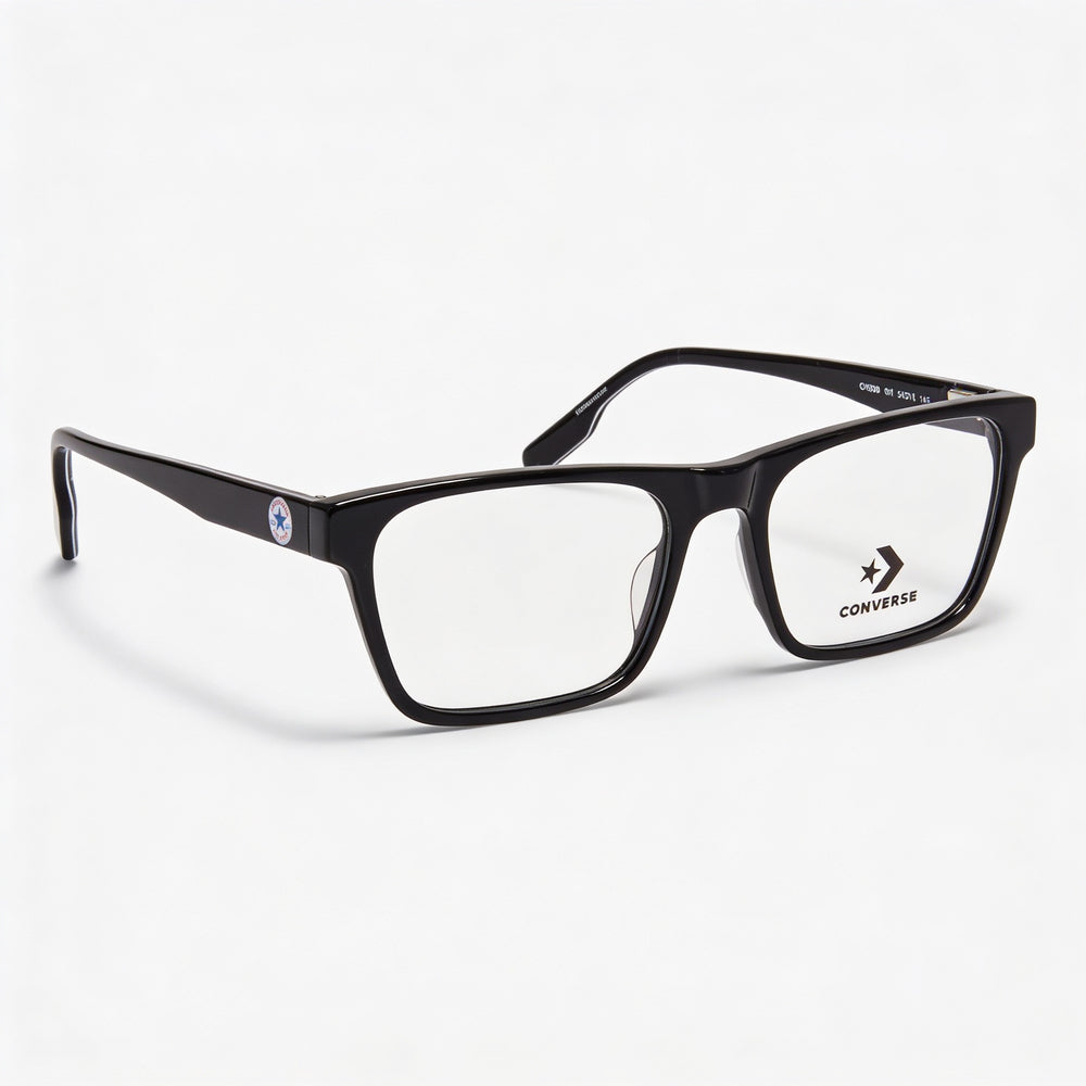 CONVERSE CASUAL Unisex Black Propionate Frame Optical Eyeglasses, 54mm Lens Width
