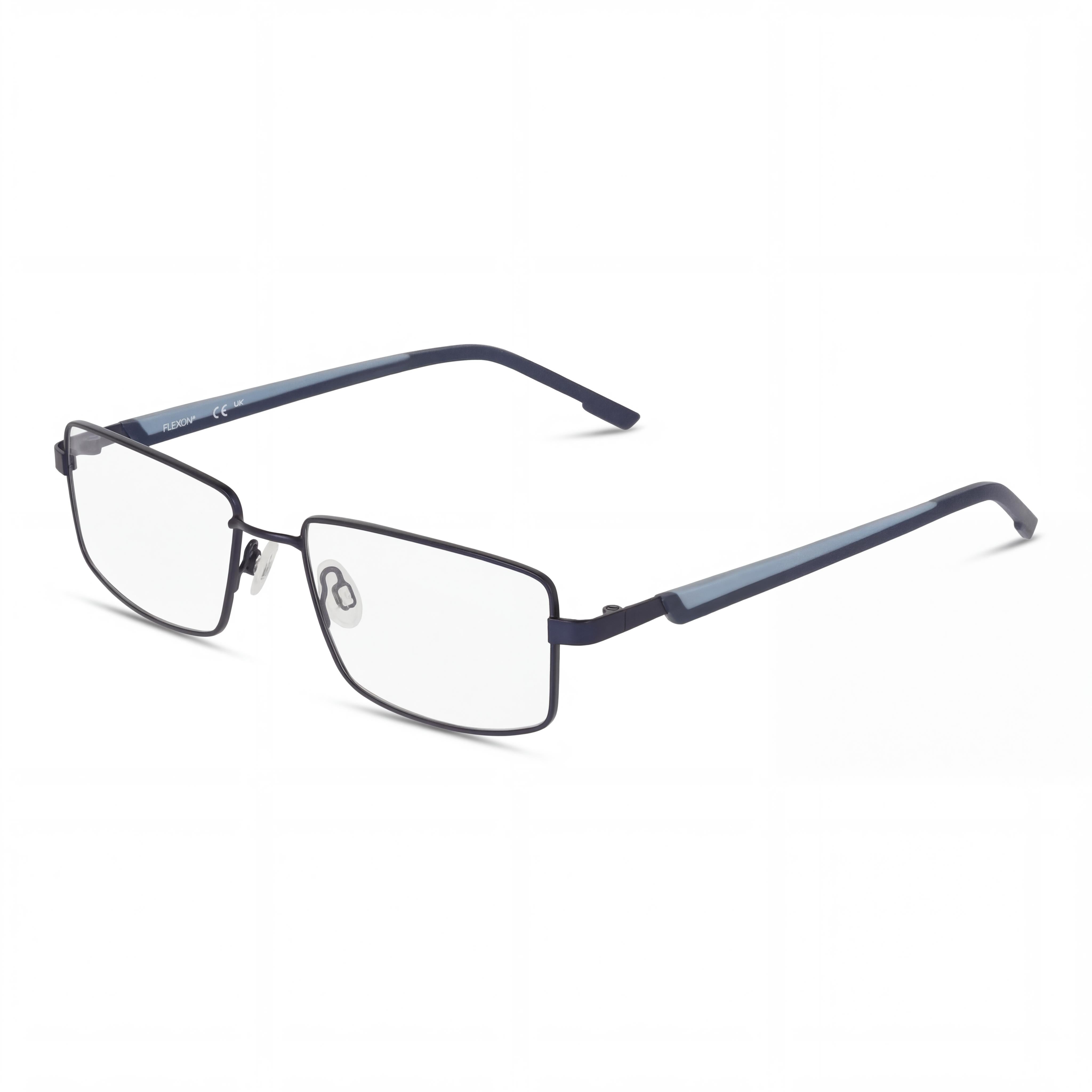 Flexon Classic Women's Acetate Eyeglasses Matte Navy 52-17, Photo 1