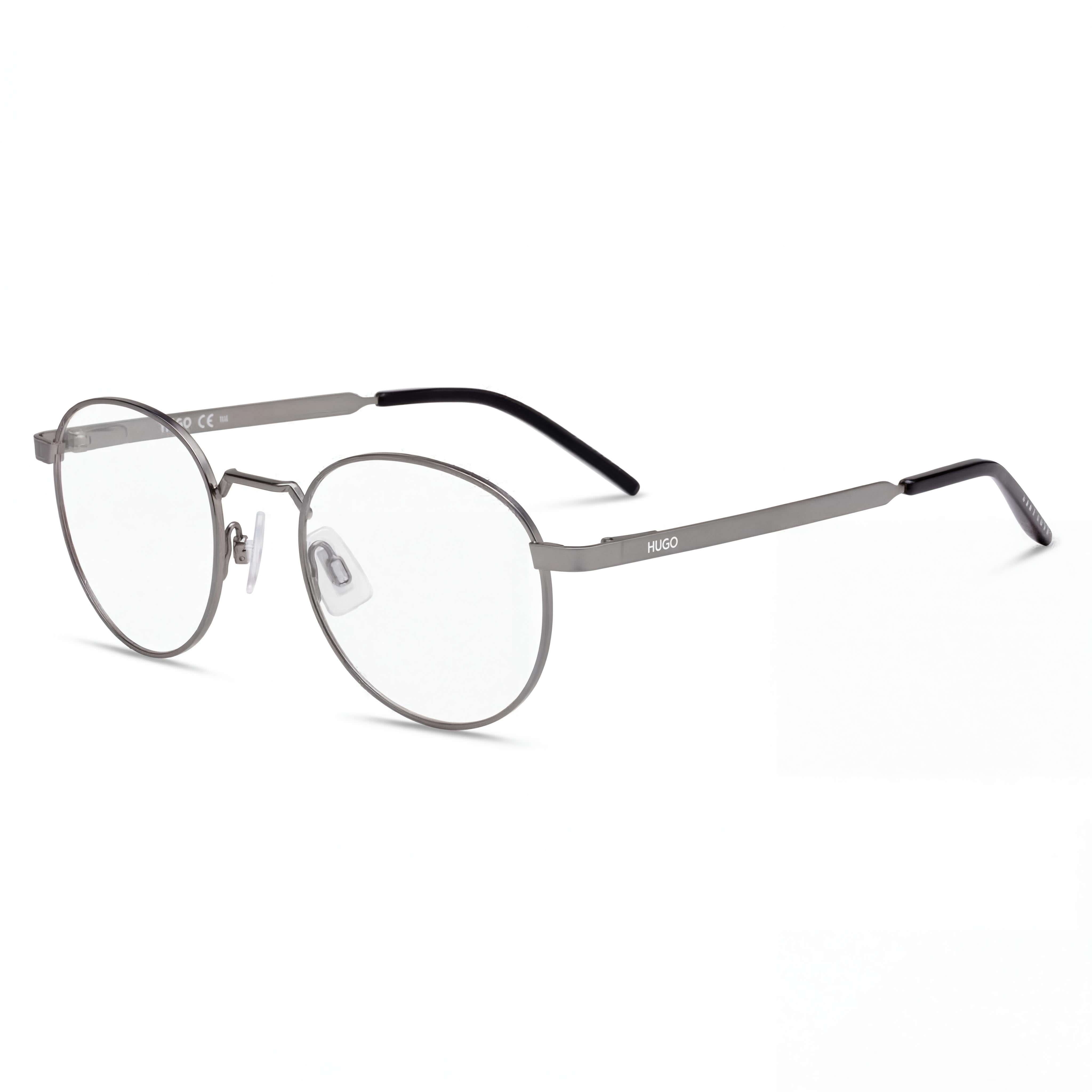 Hugo Boss Hg 1035 Unisex Dark Ruth Alloy Steel Frame Polycarbonate Non-polarised Eyeglasses 51mm Lens Width, Photo 1