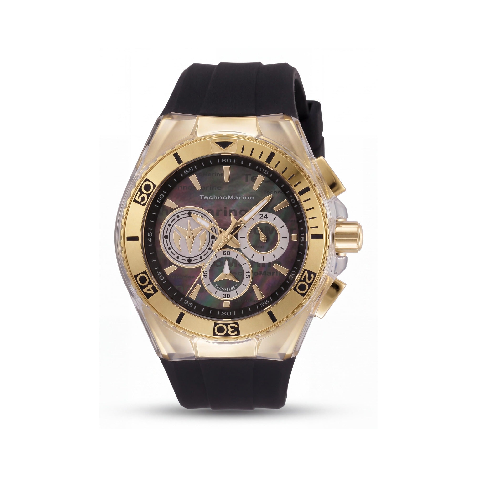 Reloj TechnoMarine Cruise TM-120025 Unisex de Acero Inoxidable Dorado con Movimiento de Cuarzo Cronógrafo 46mm, Photo 1