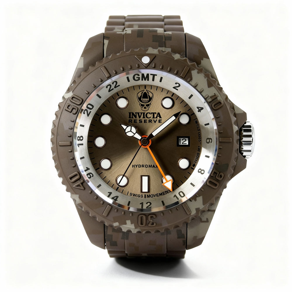Reloj Invicta Classic Aqua Plating de acero inoxidable para hombre, resistente al agua hasta 1000 m, cristal de zafiro, 52 mm