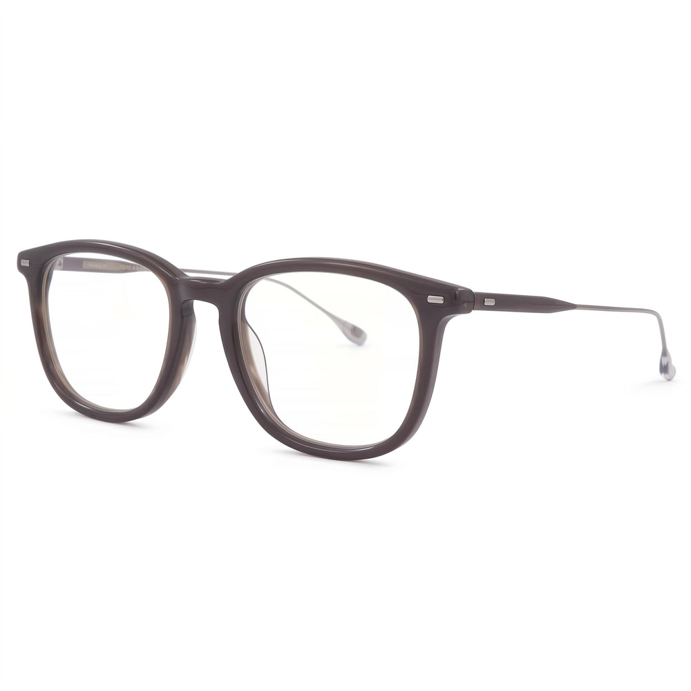 BOSS Boss 1359/BB Unisex Soft Rectangular Acetate & Titanium Optical Frames Brown Stripped Brown 52mm