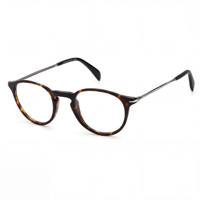 David Beckham DB 1049 Unisex Eyewear with Plastic Frame in Havana and Havana Lenses, 48mm Lens Width
