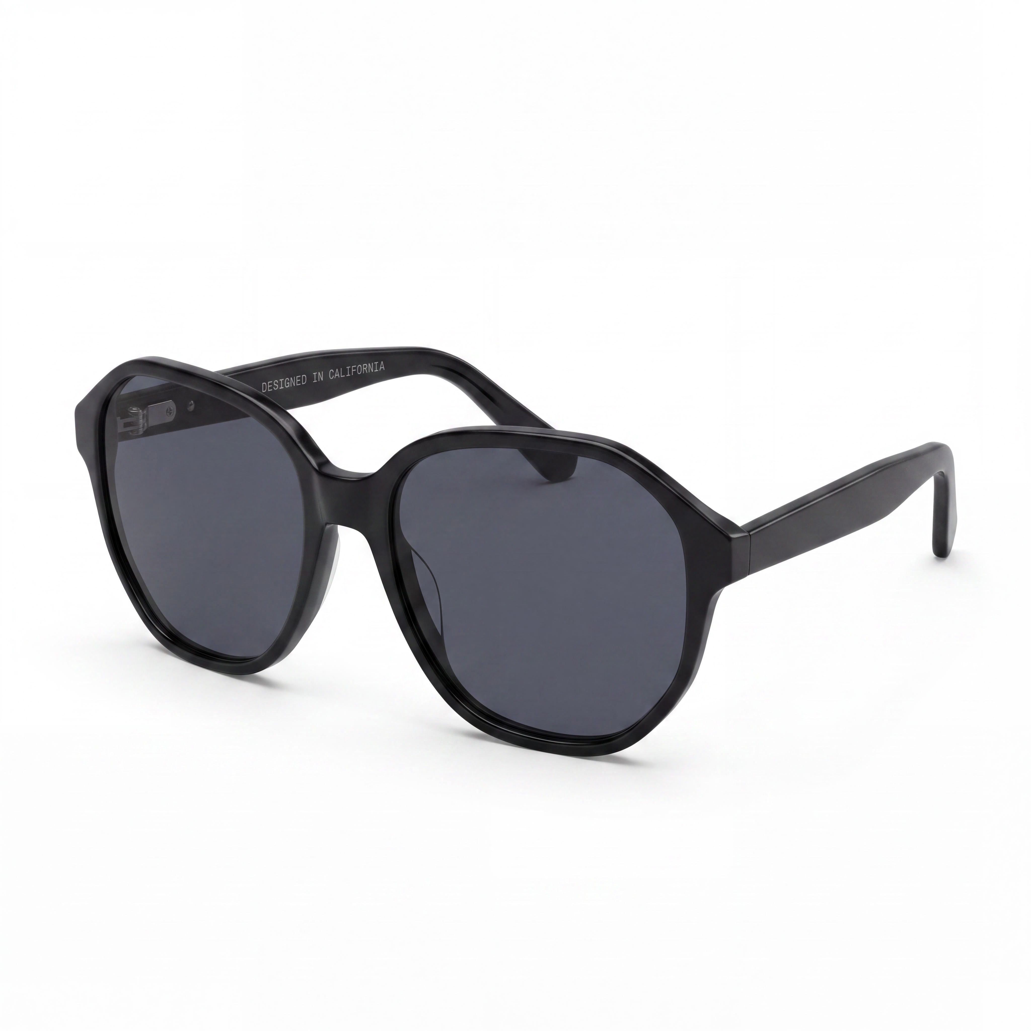 QUAY AUSTRALIA Guess Again Women's Black Injection Frame Smoke Polarized UV Protection Sunglasses 149mm, Photo 1