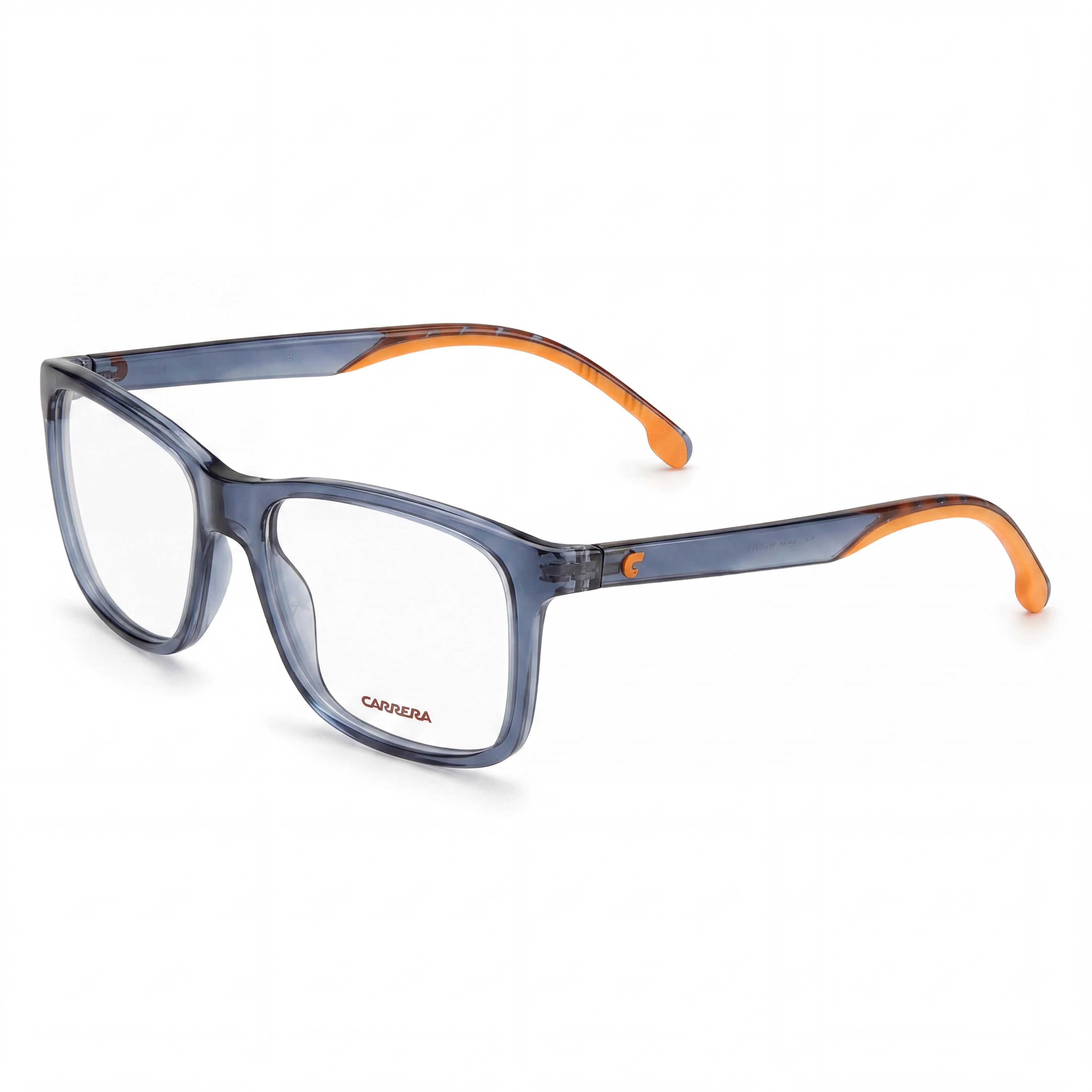 Gafas Carrera modernas para mujer con montura de propionato azul y lentes de policarbonato de 54 mm, Photo 1