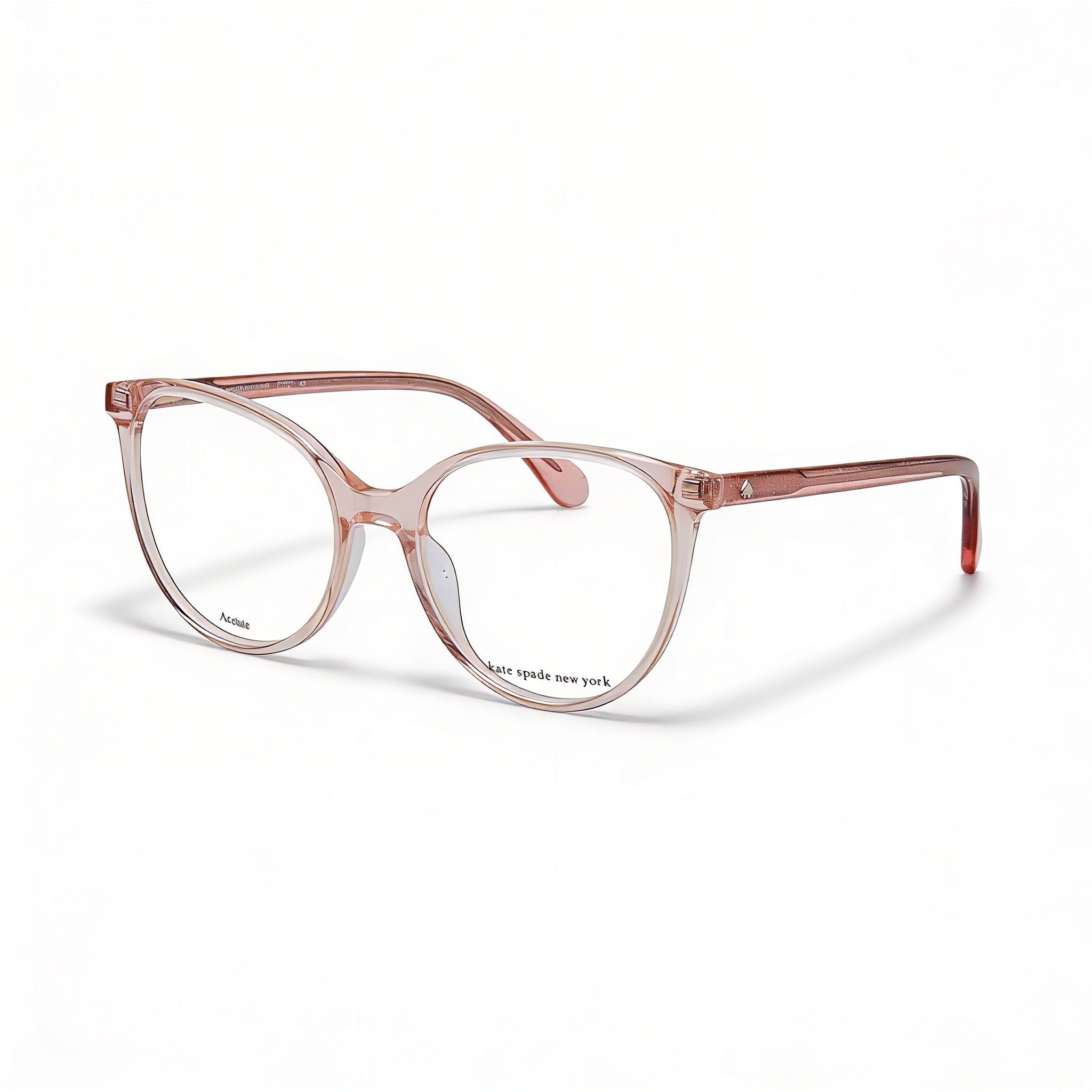 kate spade new york Adelle Gafas Ópticas Recetadas de Acetato Beige para Mujer con Lentes Transparentes de Demostración 51mm, Photo 1