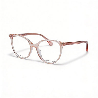 kate spade new york Adelle Gafas Ópticas Recetadas de Acetato Beige para Mujer con Lentes Transparentes de Demostración 51mm